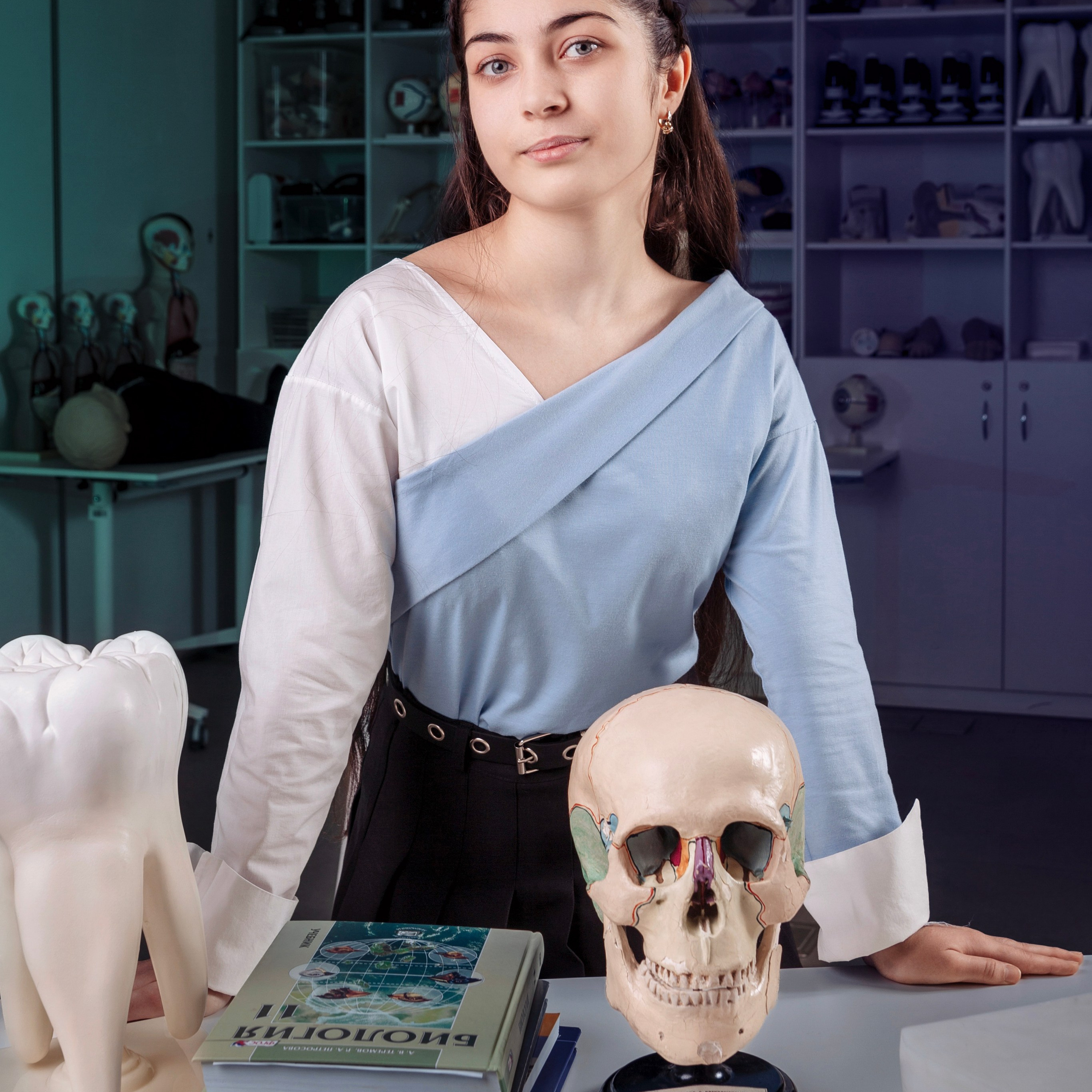 Съемка для выпускного альбома 9 класса медицинского профиля. Фотограф в Москве и Московской области Олег Подлесных