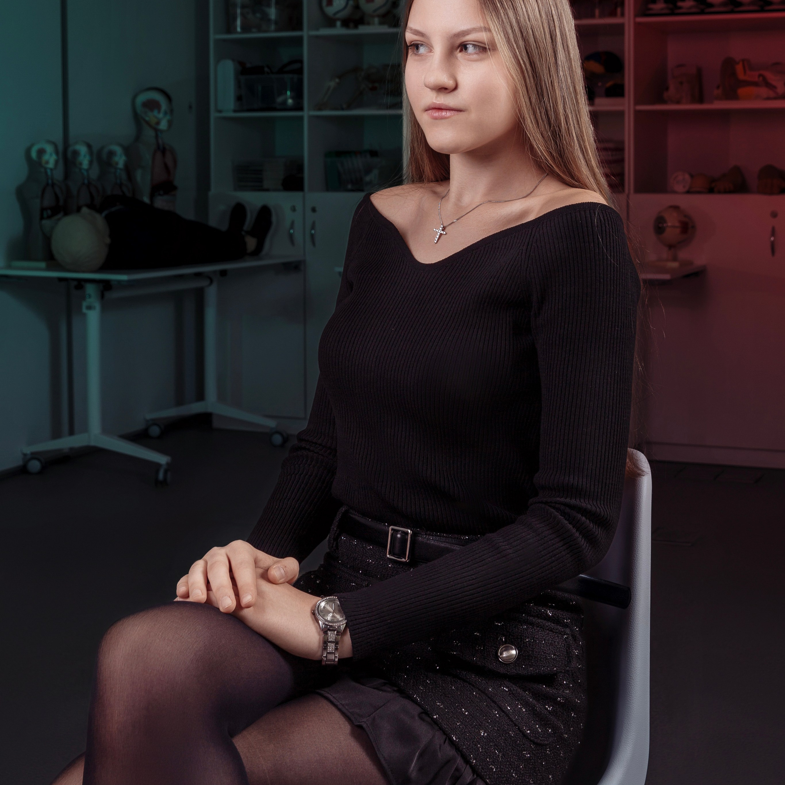 Съемка для выпускного альбома 9 класса медицинского профиля. Фотограф в Москве и Московской области Олег Подлесных