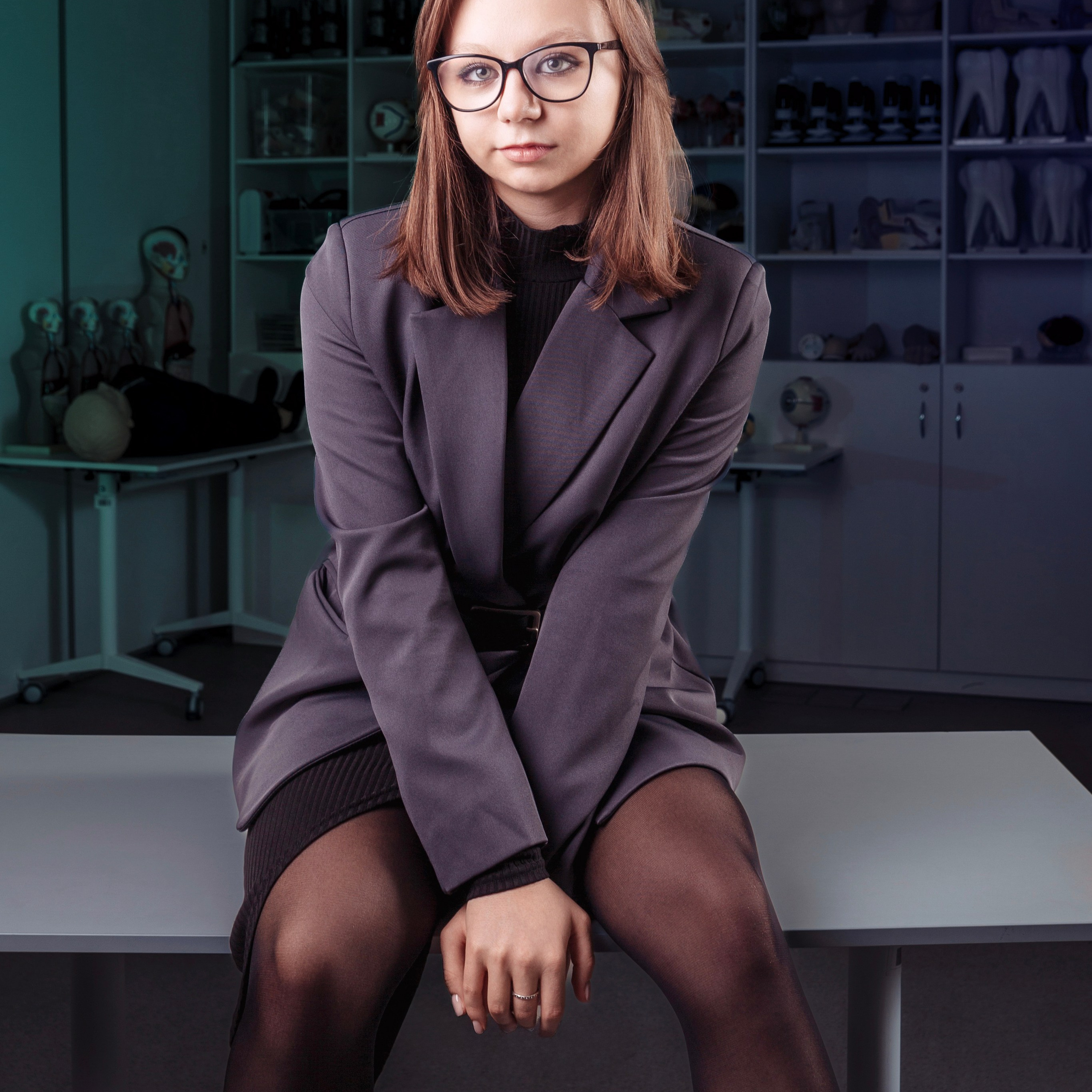 Съемка для выпускного альбома 9 класса медицинского профиля. Фотограф в Москве и Московской области Олег Подлесных