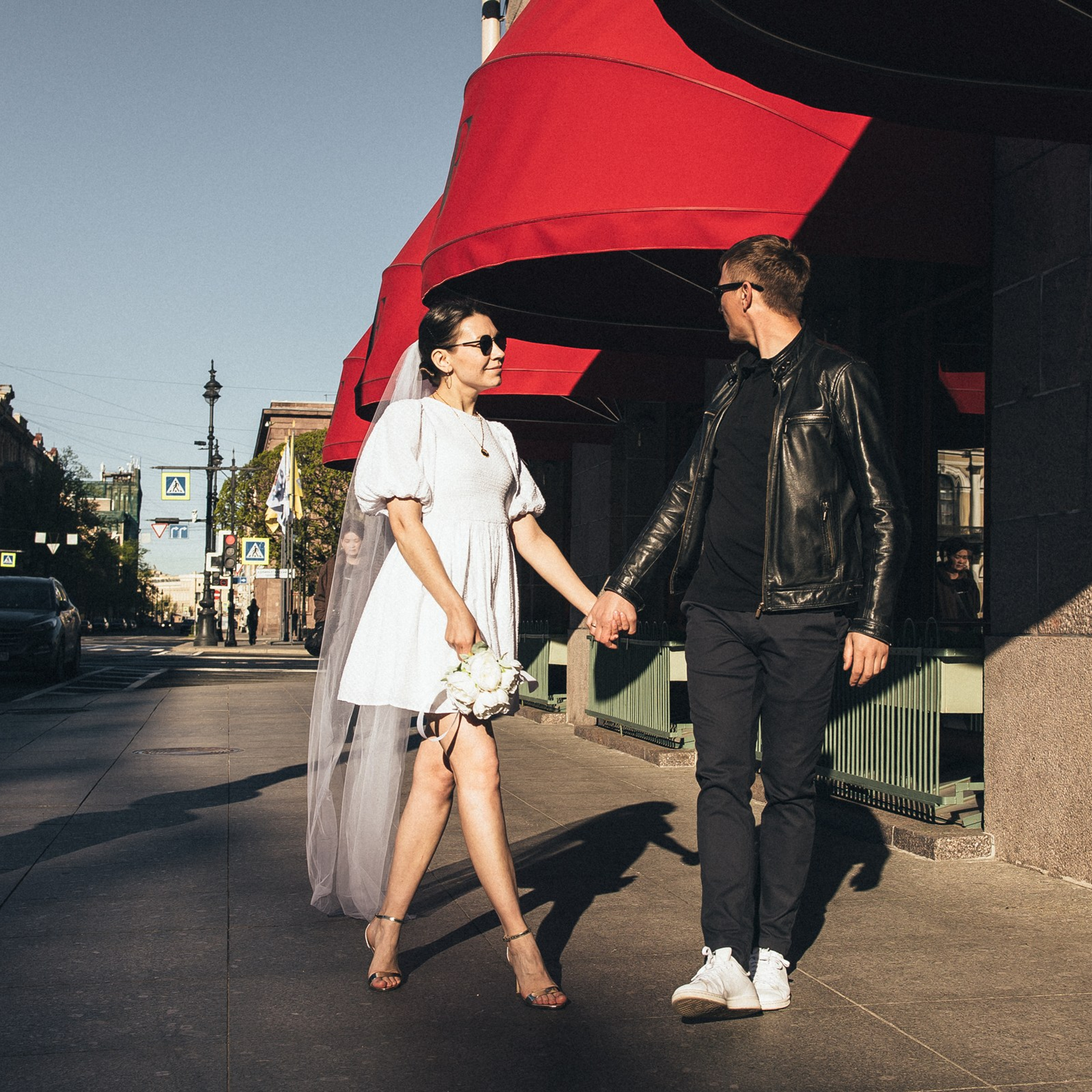 Свадебная прогулка по Петербургу Женя+Женя