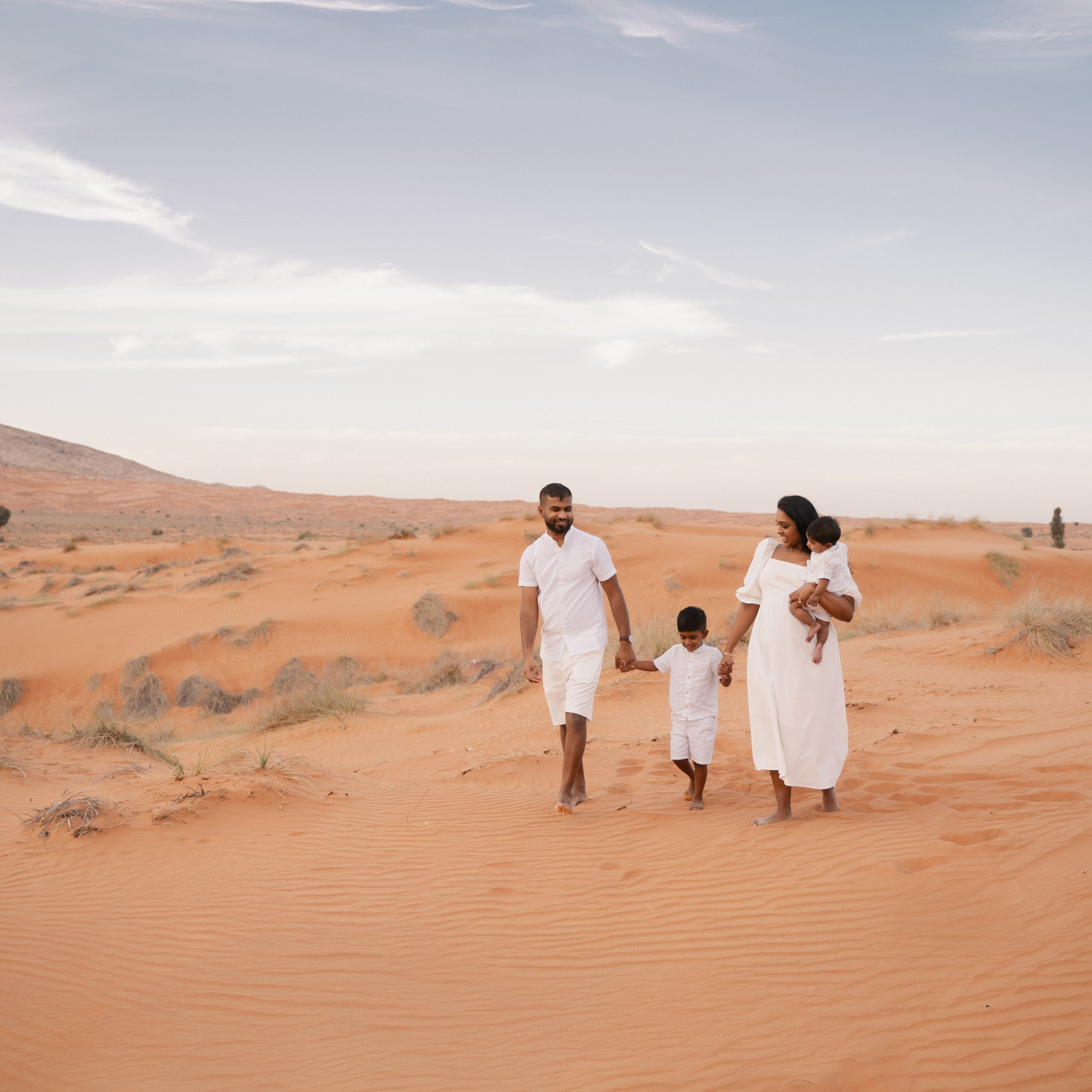 family in desert | Dubai