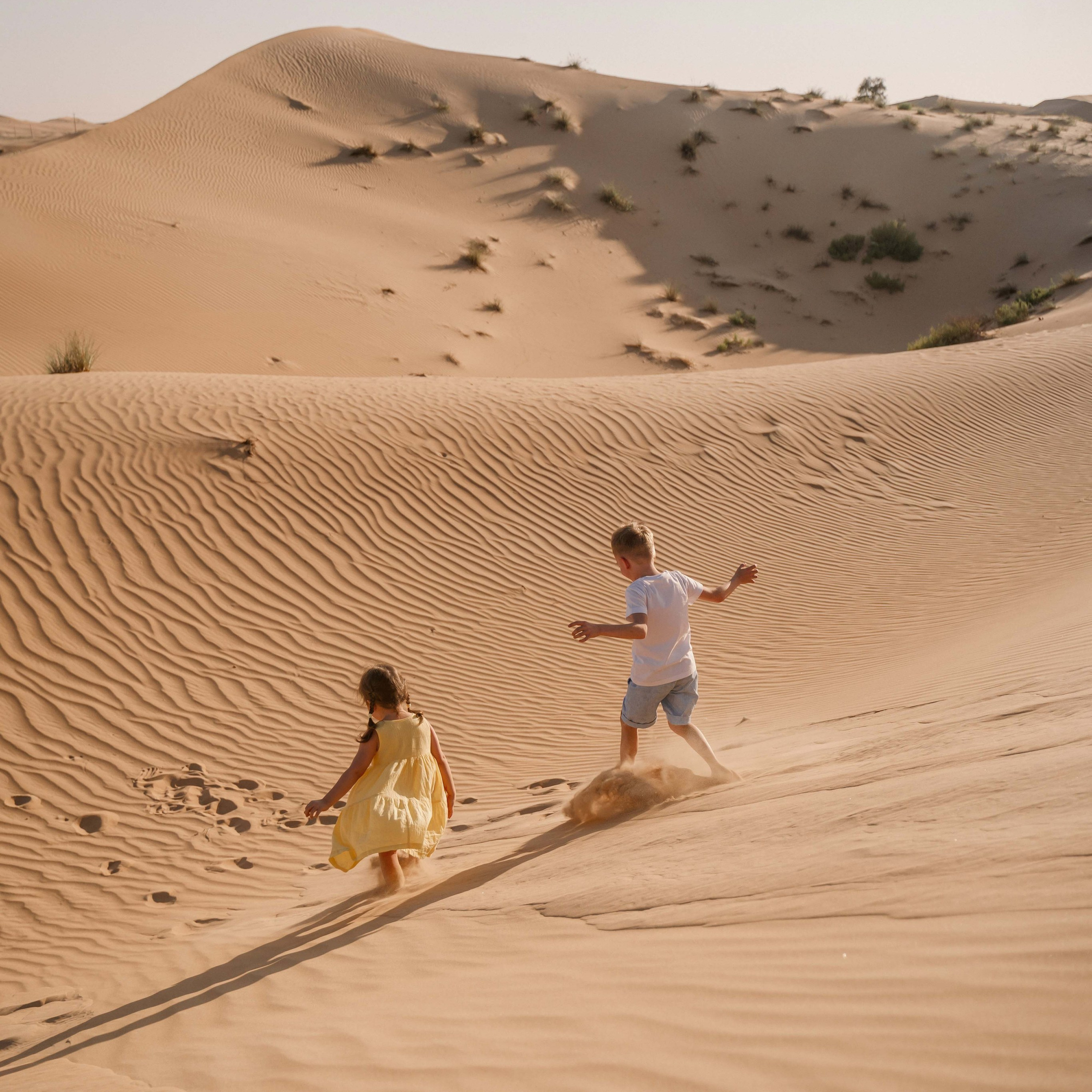 Photoshoot in desert