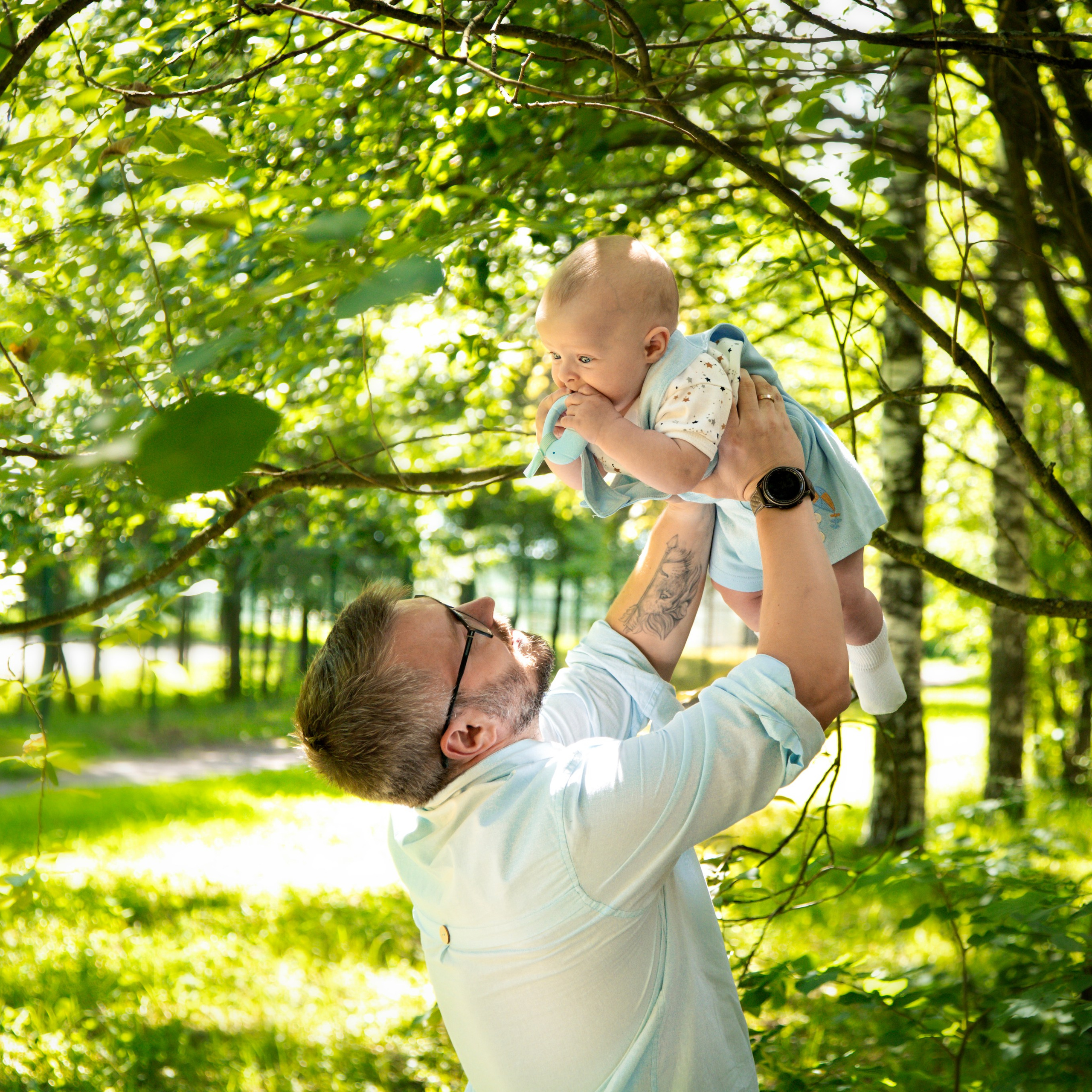 Семейные съёмки с детьми на природе