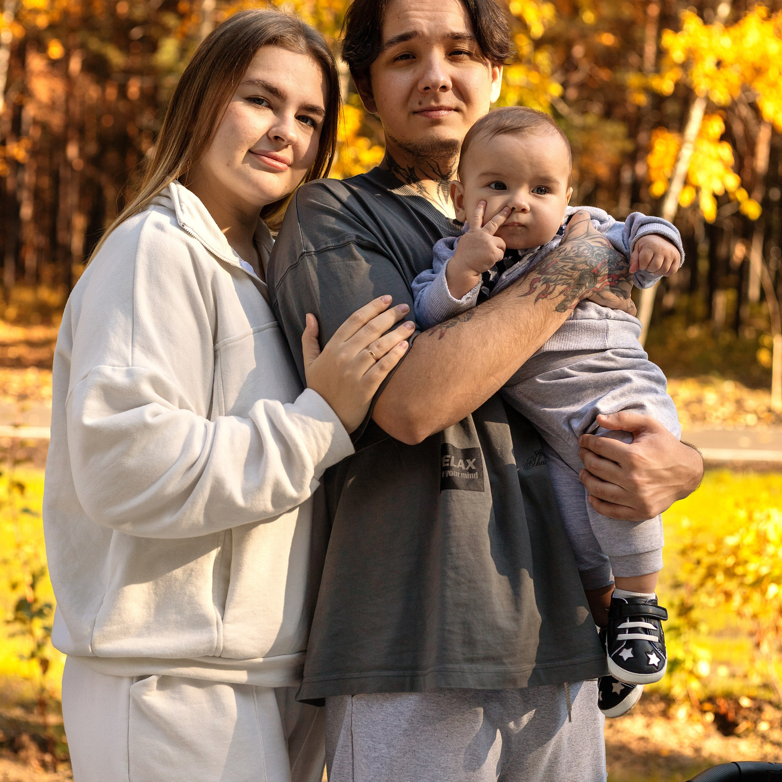 Семейная осенняя съёмка в Ангарске