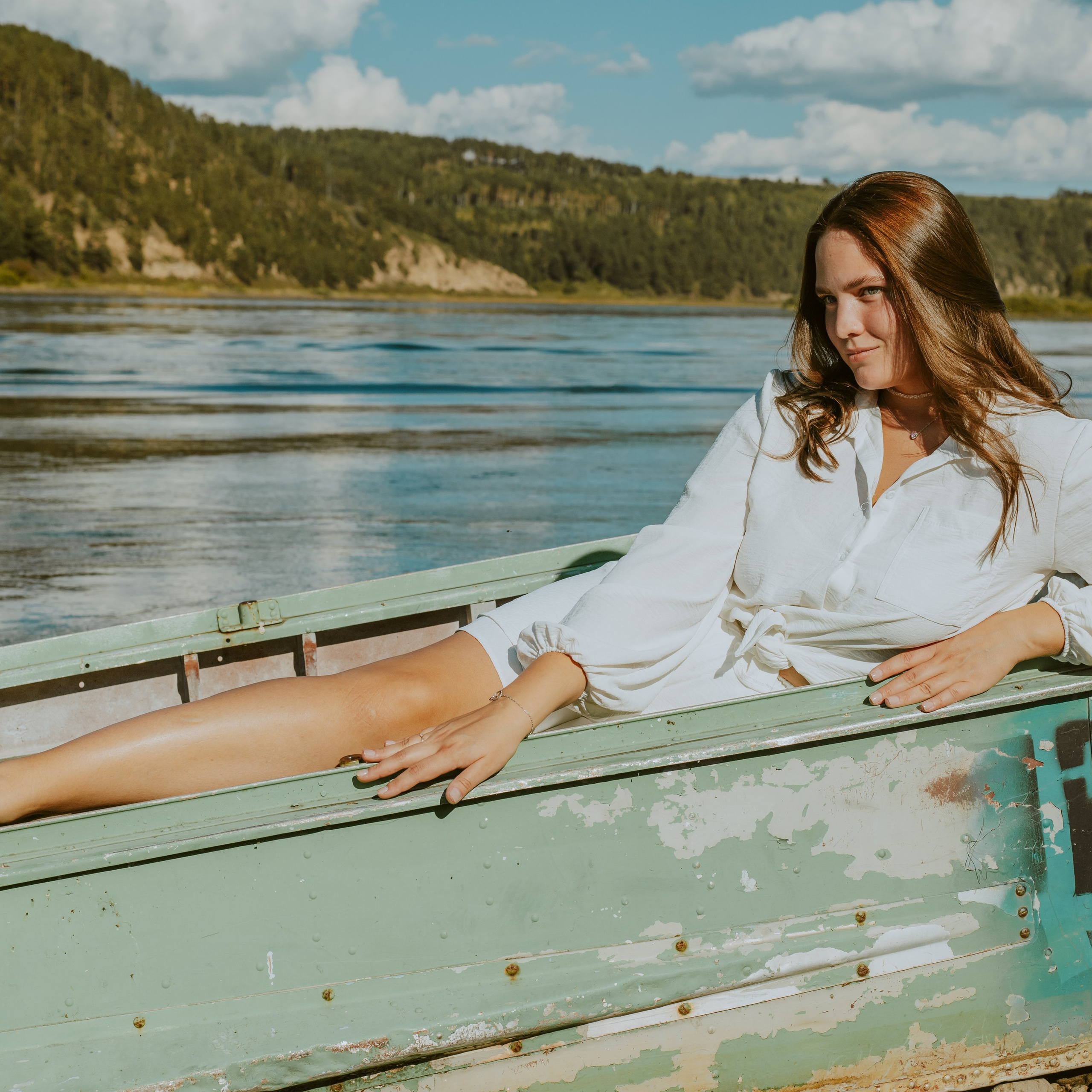 Съёмка на берегу в Ангарске