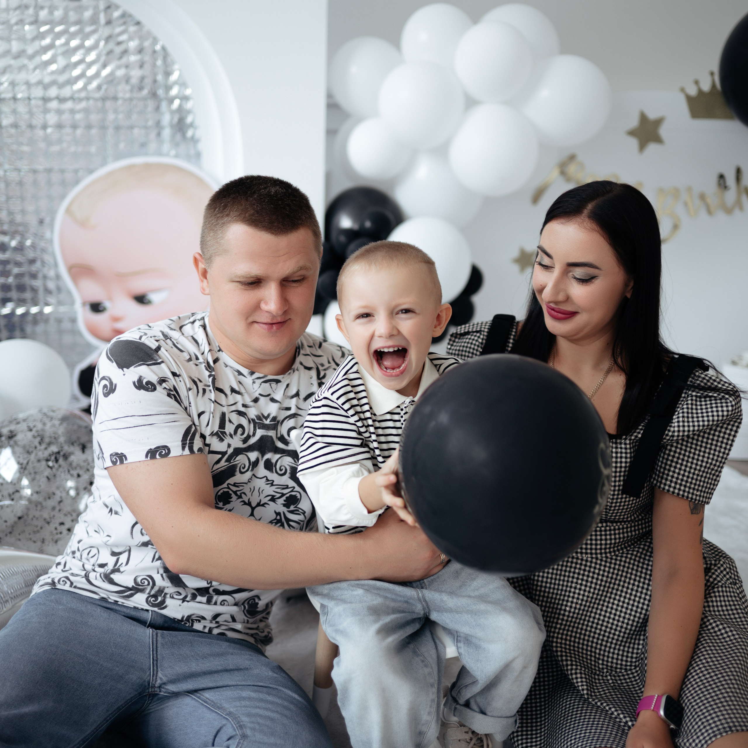 Сергей, Анастасия и Мирослав