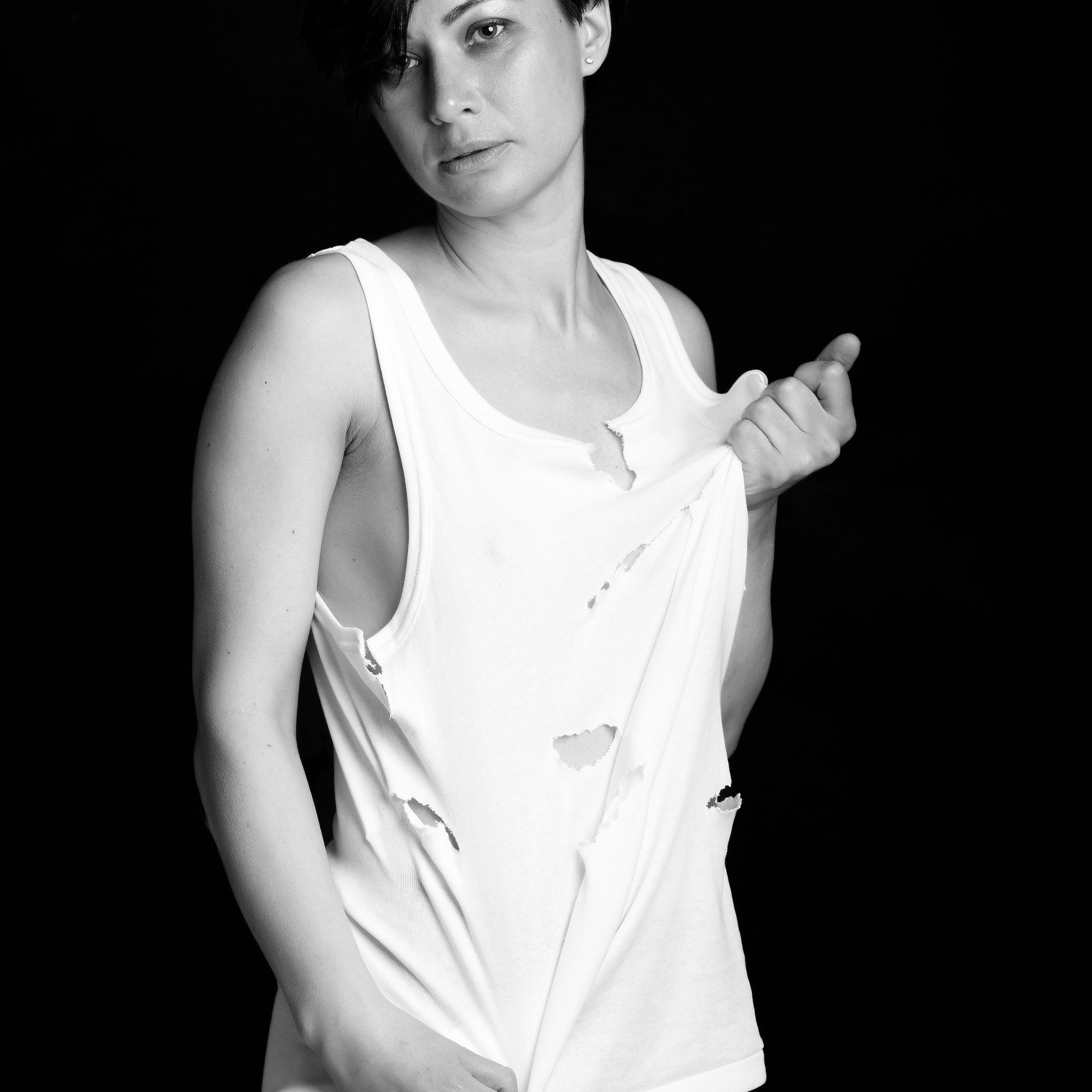 Белая майка. Photograher in Ufa Nikolai Golovanov