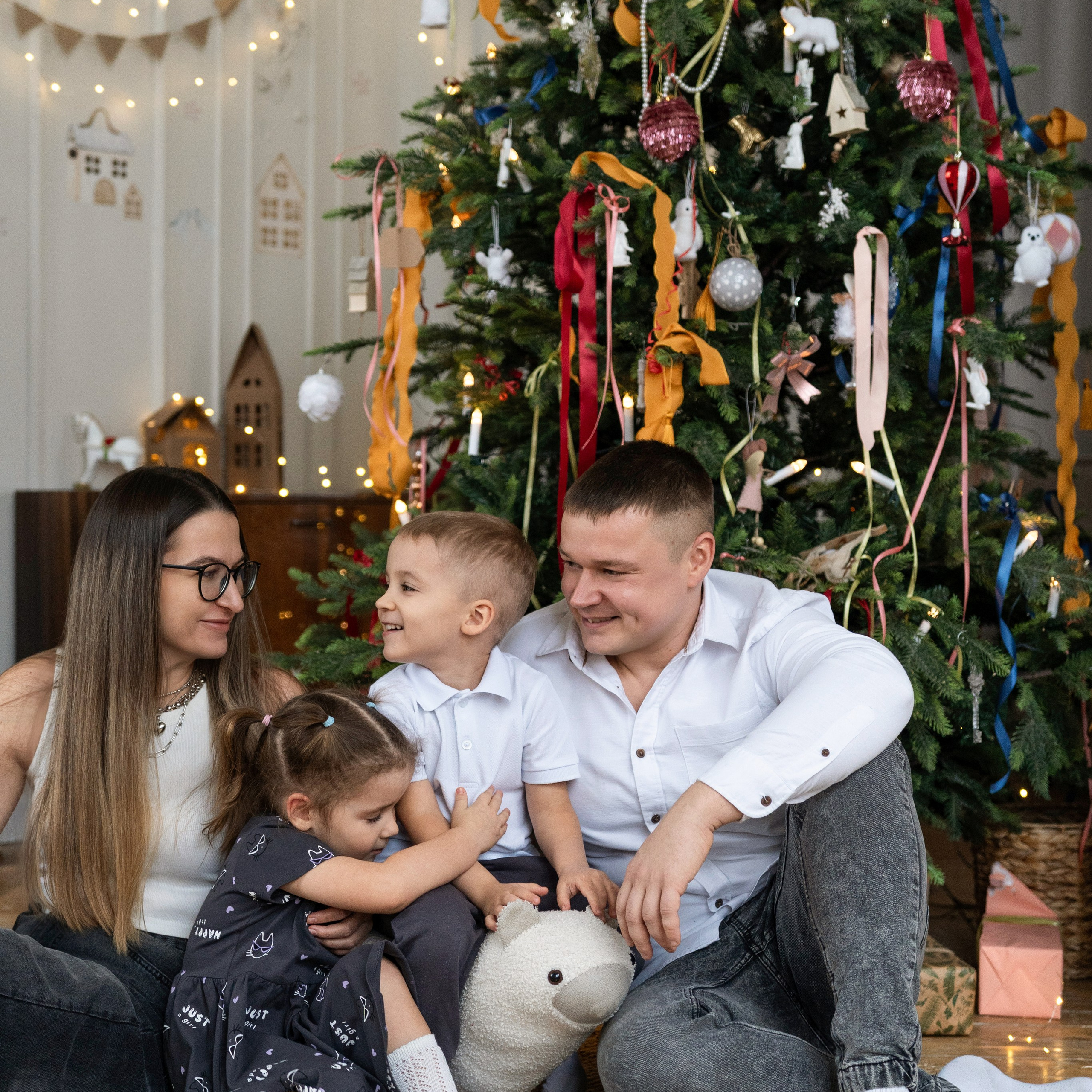 Семейная фотосессия Новогодняя (Карина)