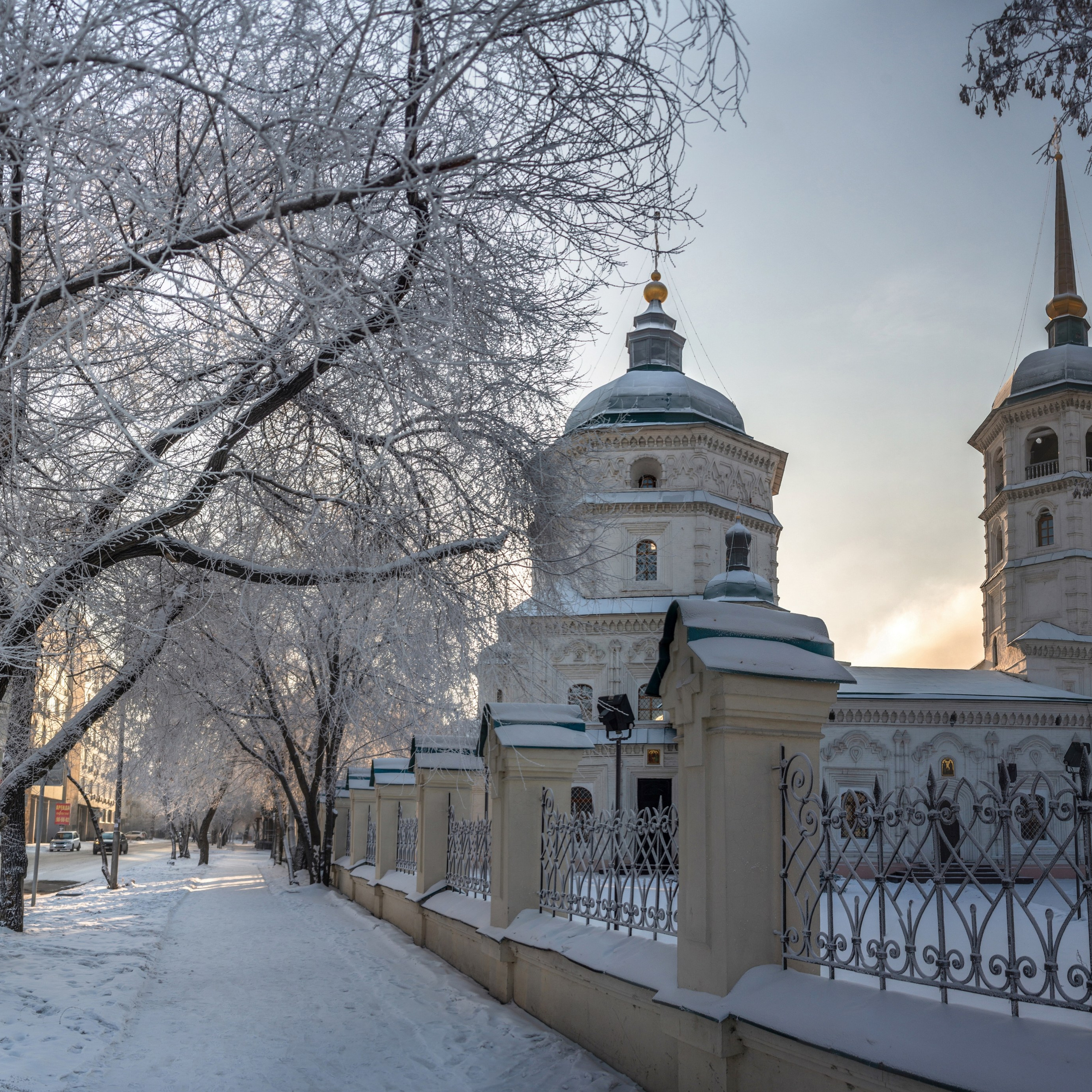 Зимний Иркутск