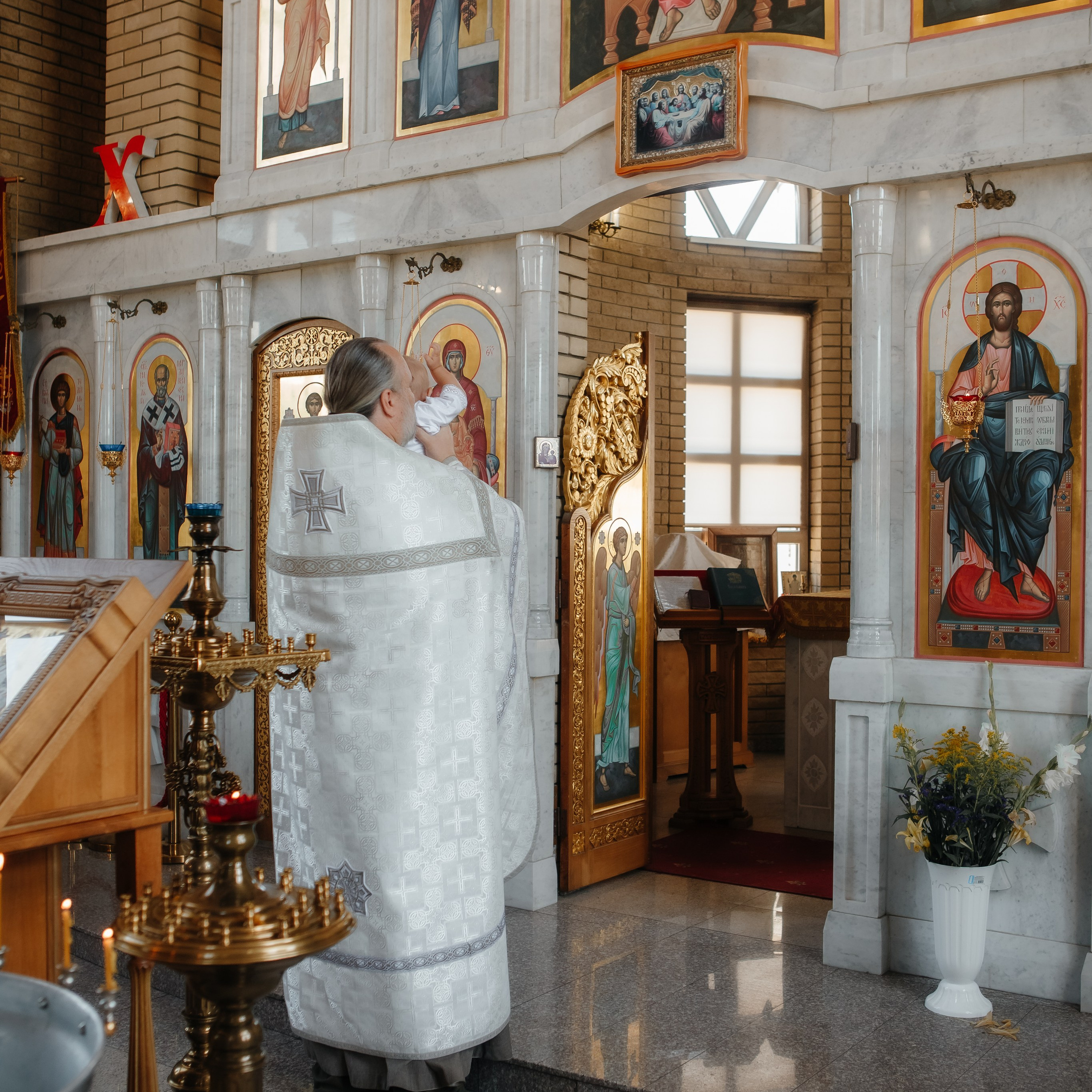 Таинство крещения Арсения