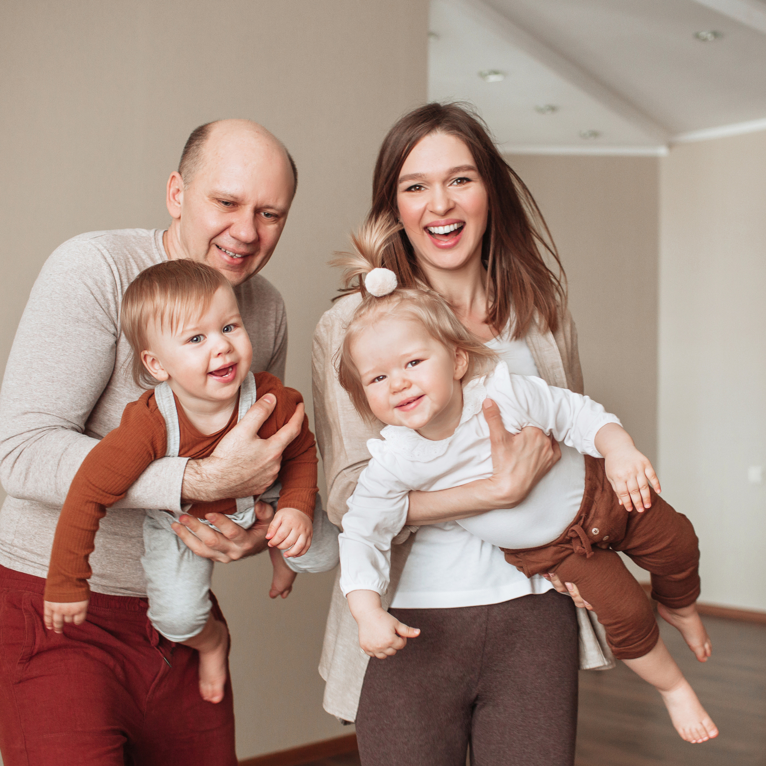 Домашняя фотосессия. Двойняшки Новосибирск