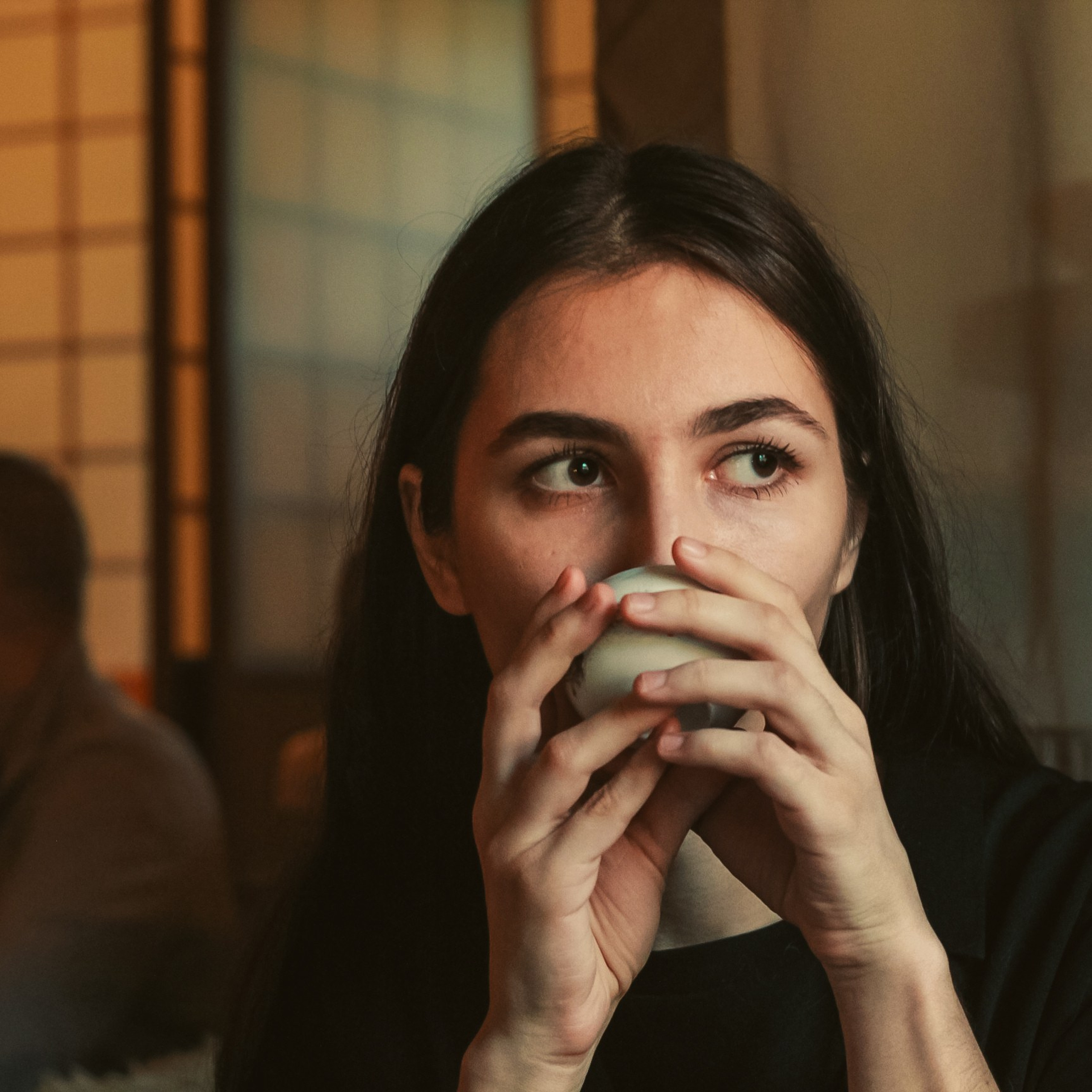 В помещении