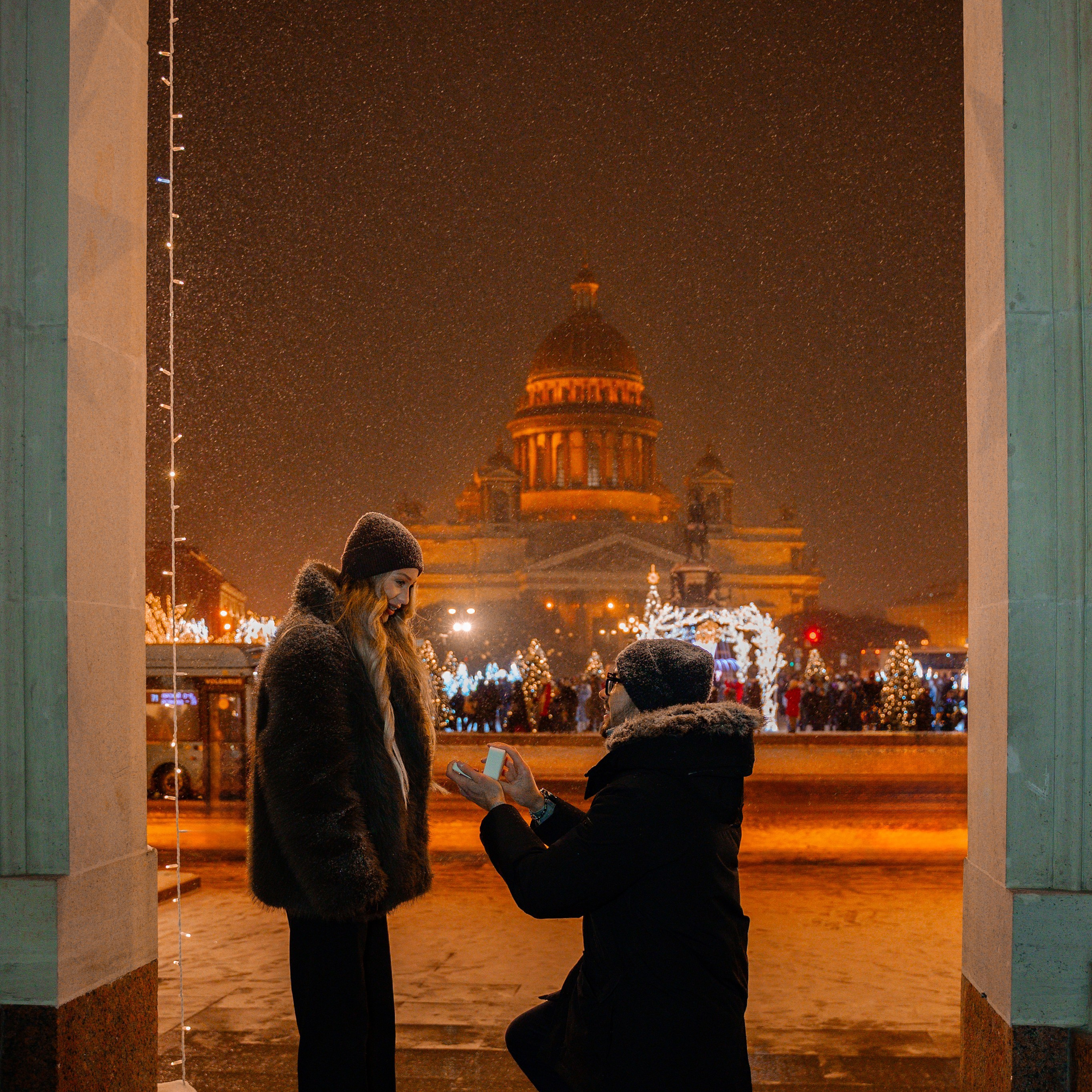 Исаакиевская площадь. Зима