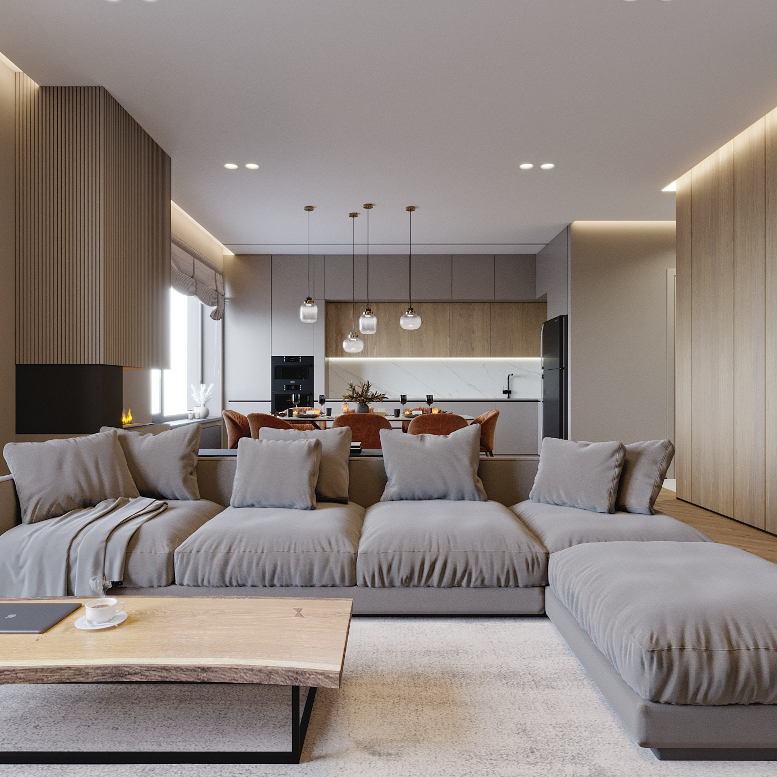 Интерьер таунхауса для молодой мамы с сыном. Дизайн интерьера TWOREZ | Новосибирск и онлайн