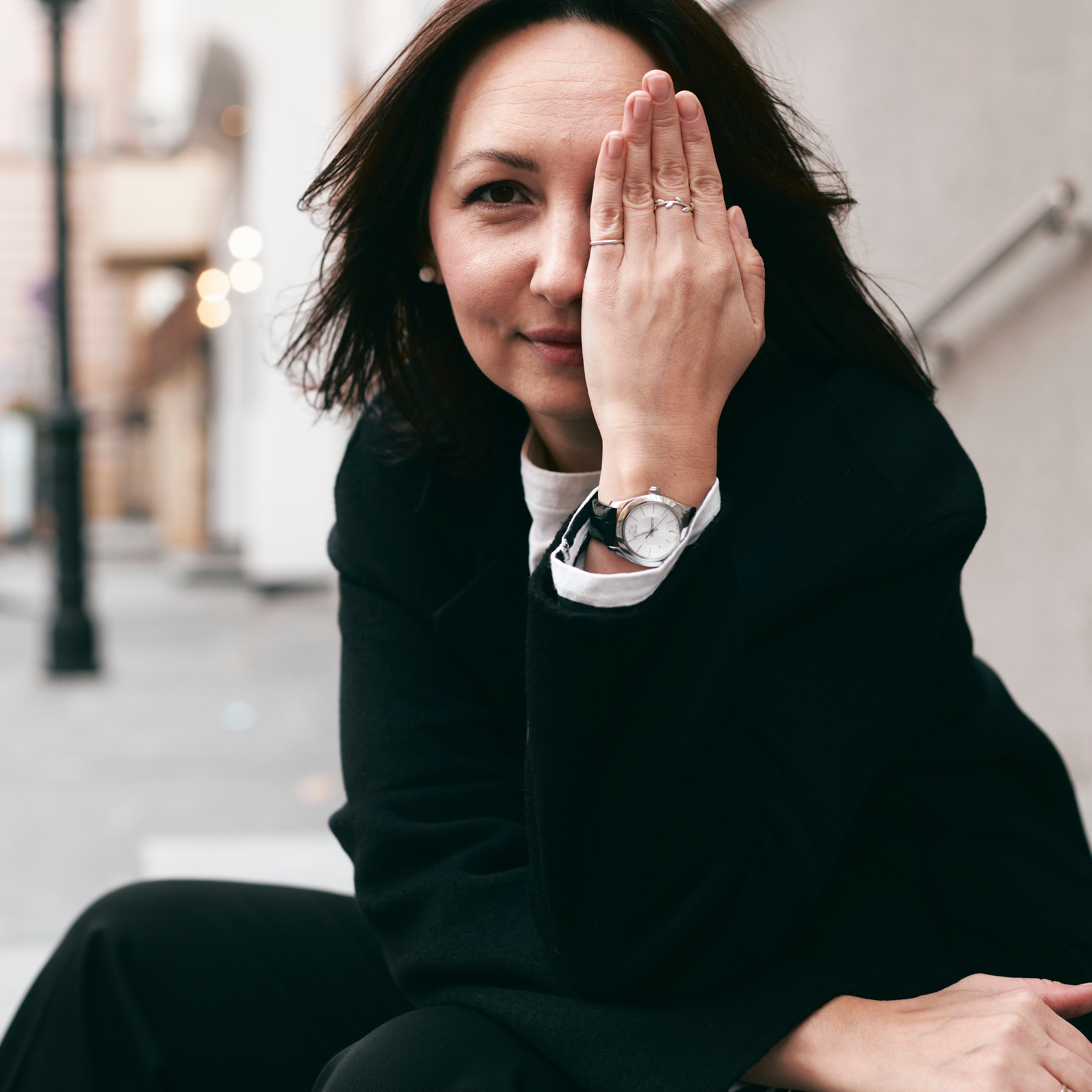 Прогулочная фотосессия в Китай-Городе для Евгении