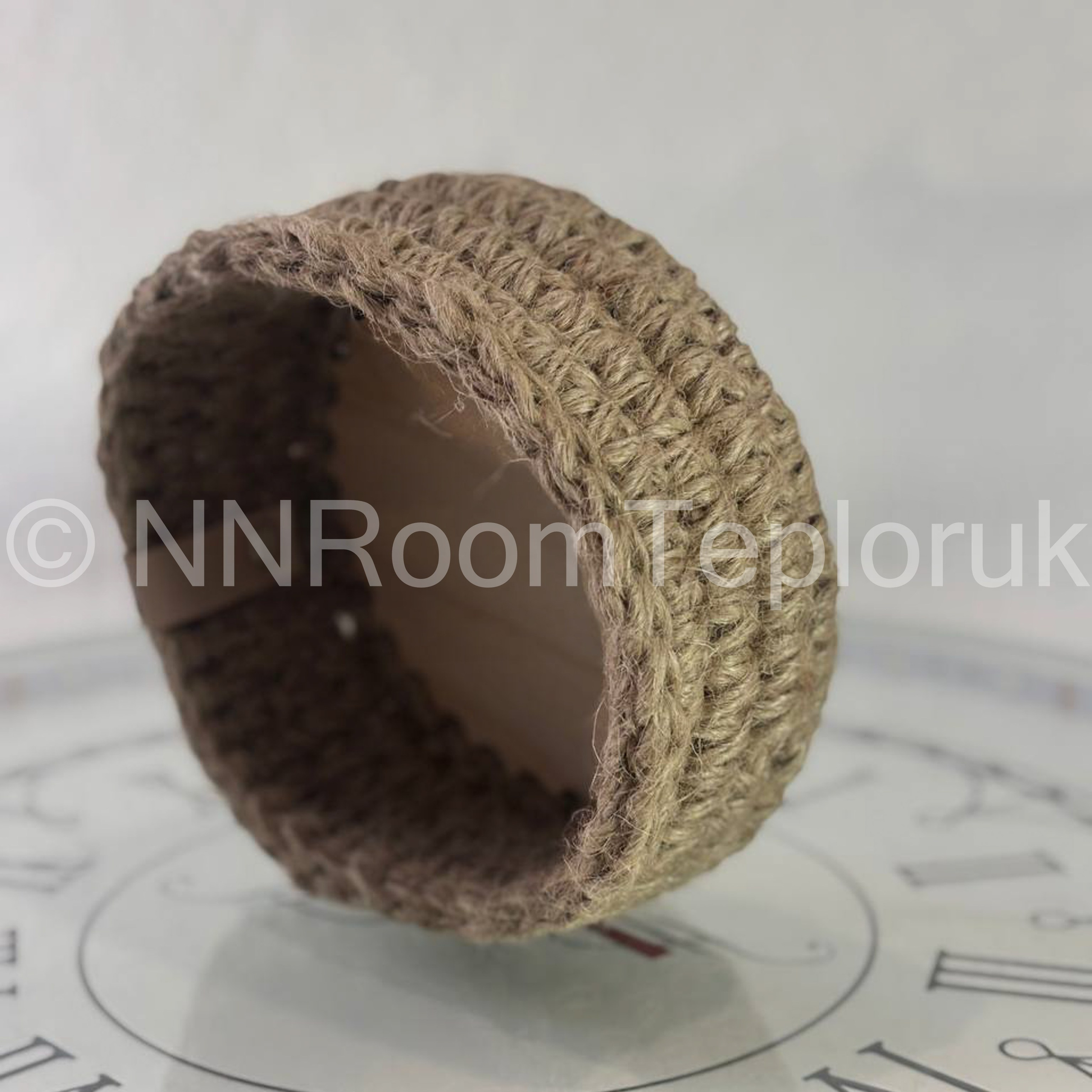 Корзиночка из джута круглая. NNRoomТеплорук