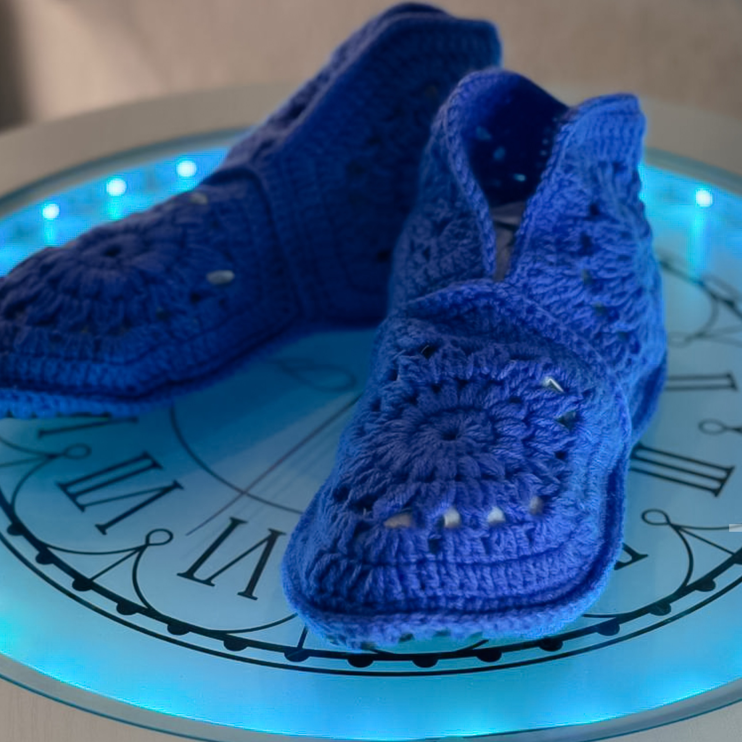 Тапочки синие. NNRoomТеплорук