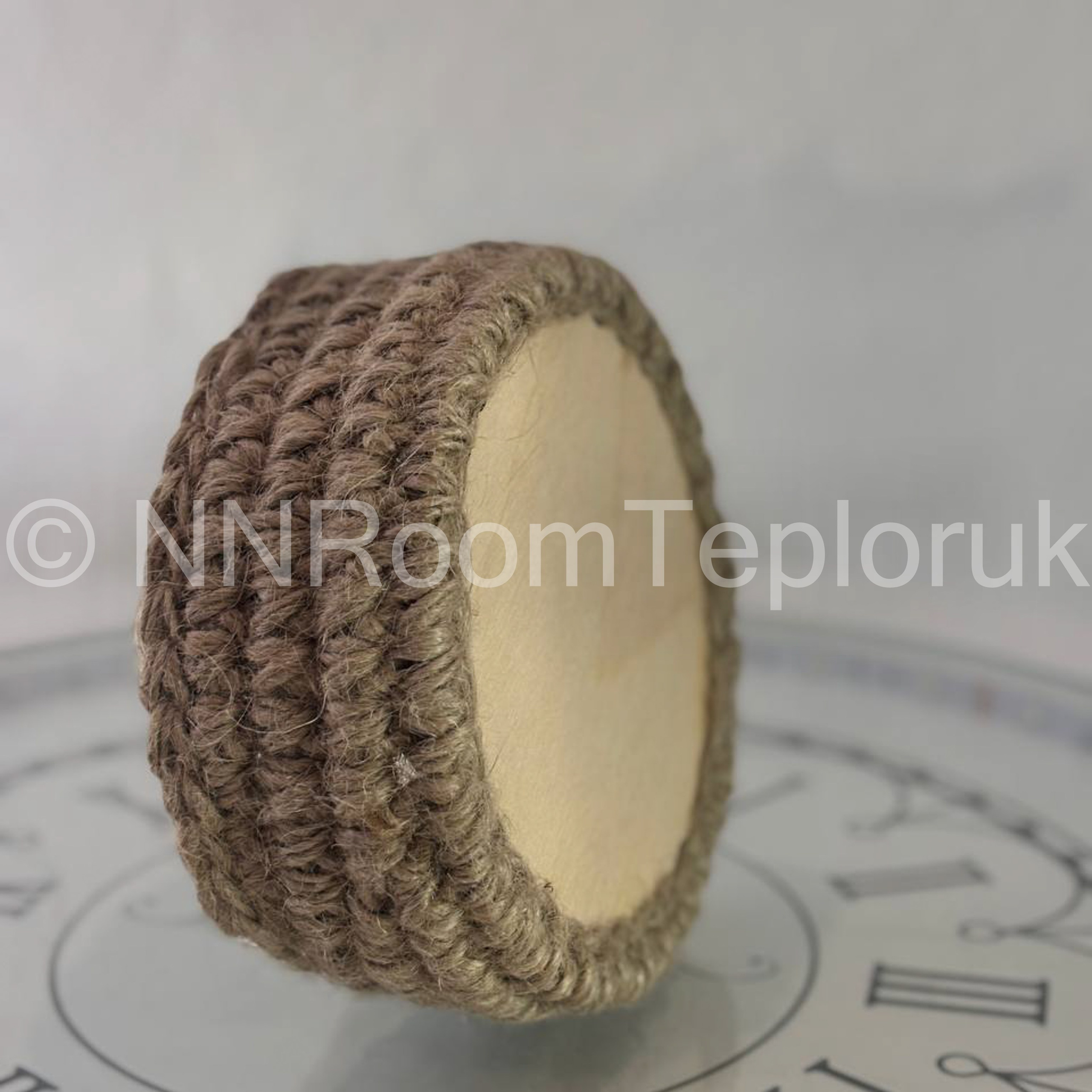 Корзиночка из джута круглая. NNRoomТеплорук