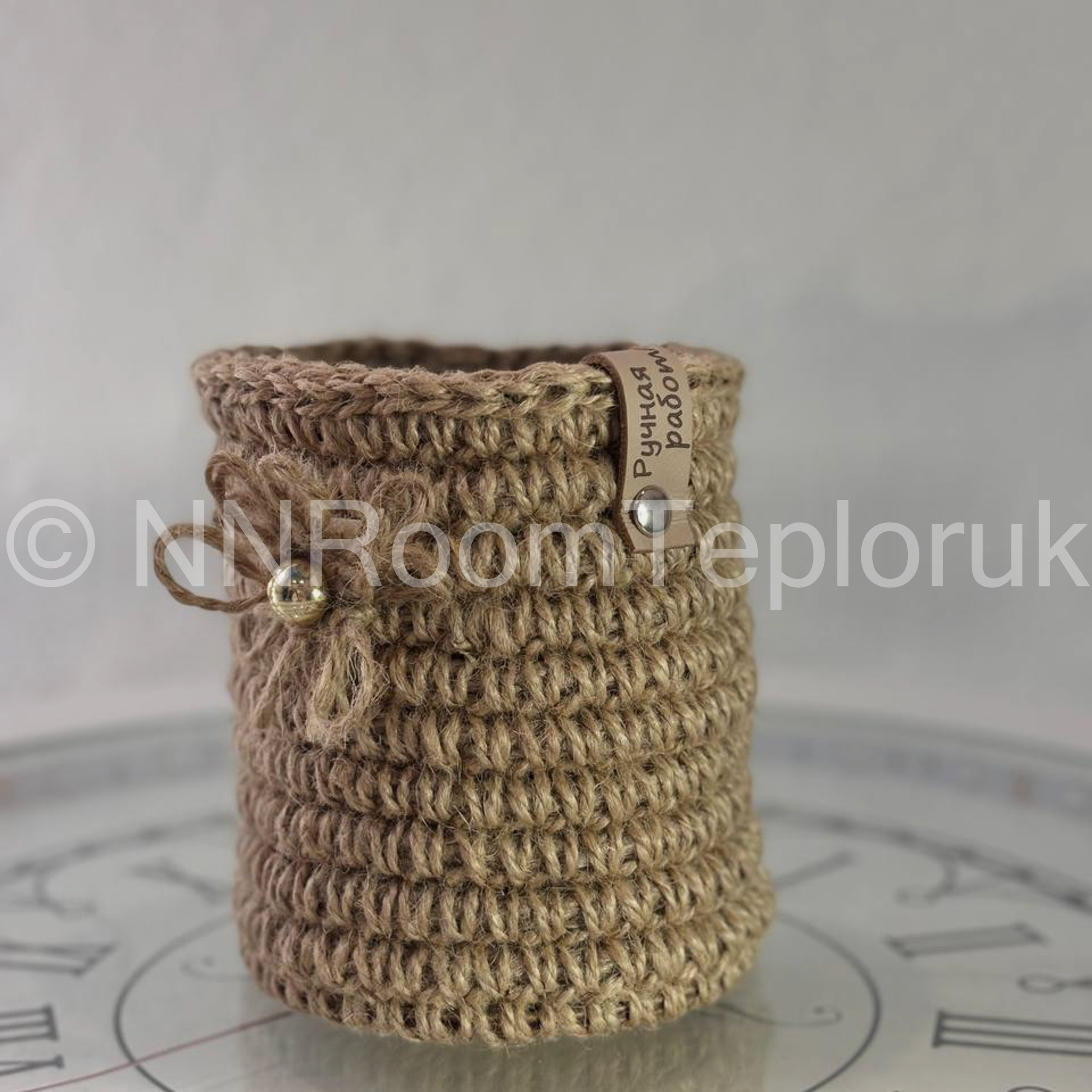 Корзиночка круглой формы. NNRoomТеплорук