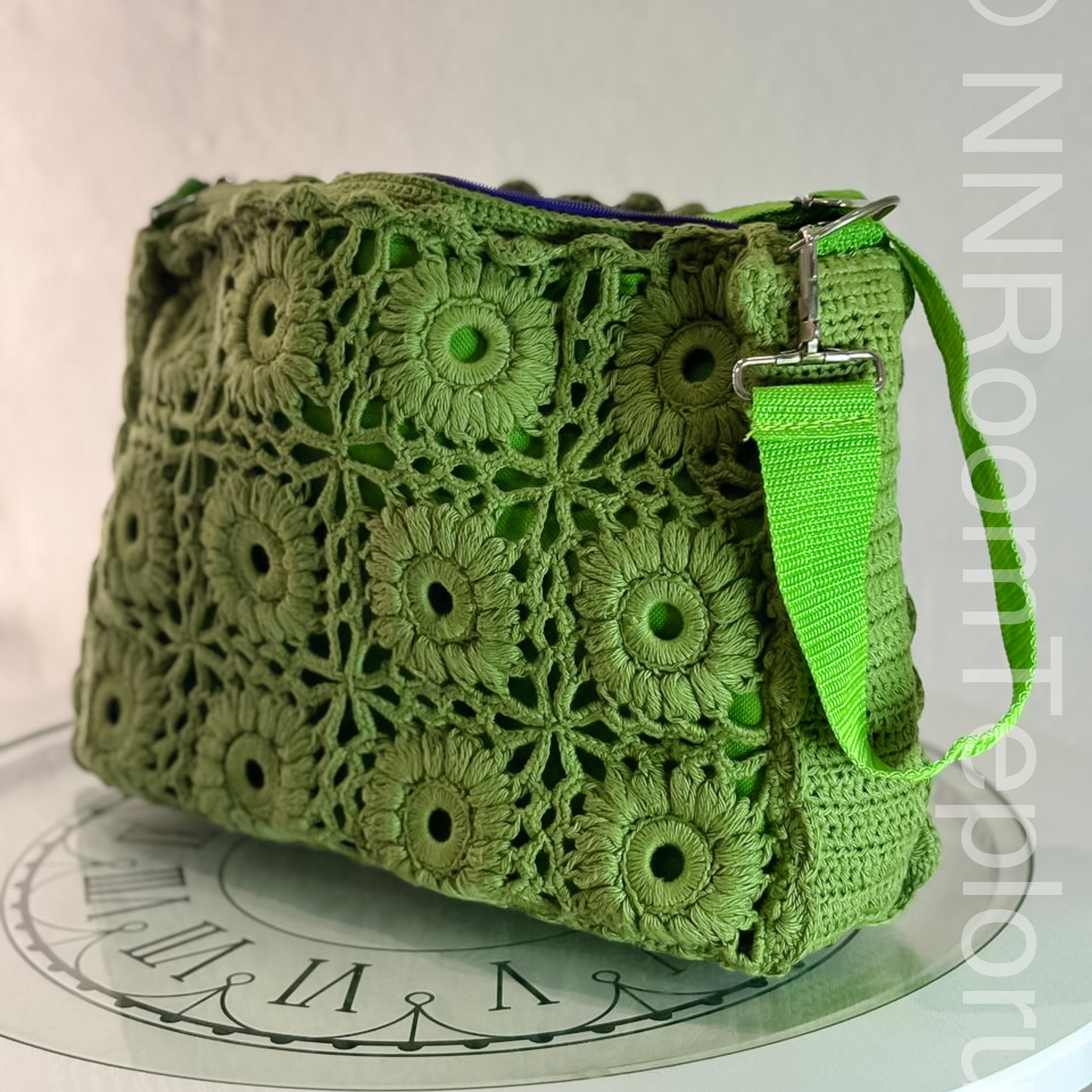 Сумка пляжная вязанная крючком. NNRoomТеплорук
