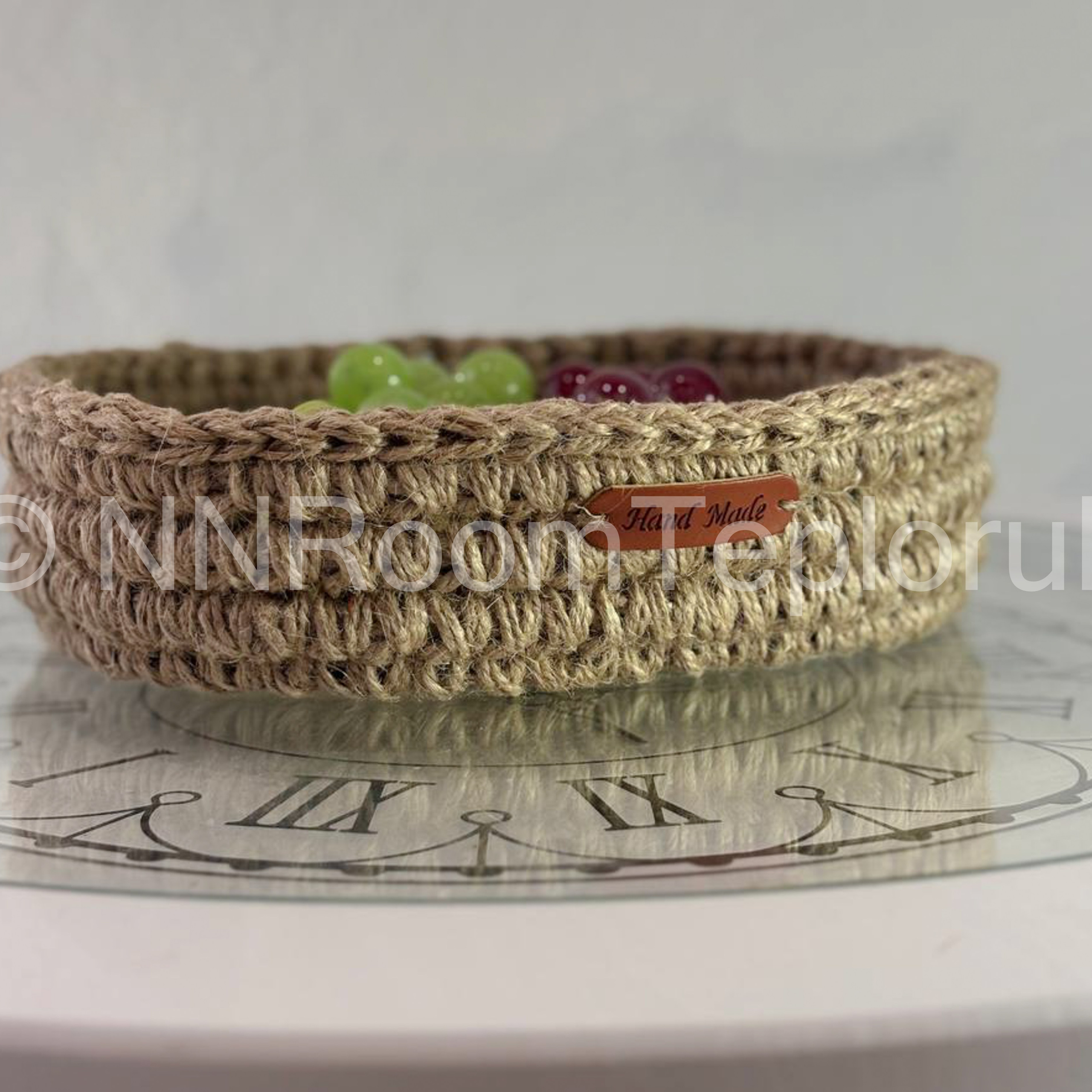 Корзиночка из джута. NNRoomТеплорук