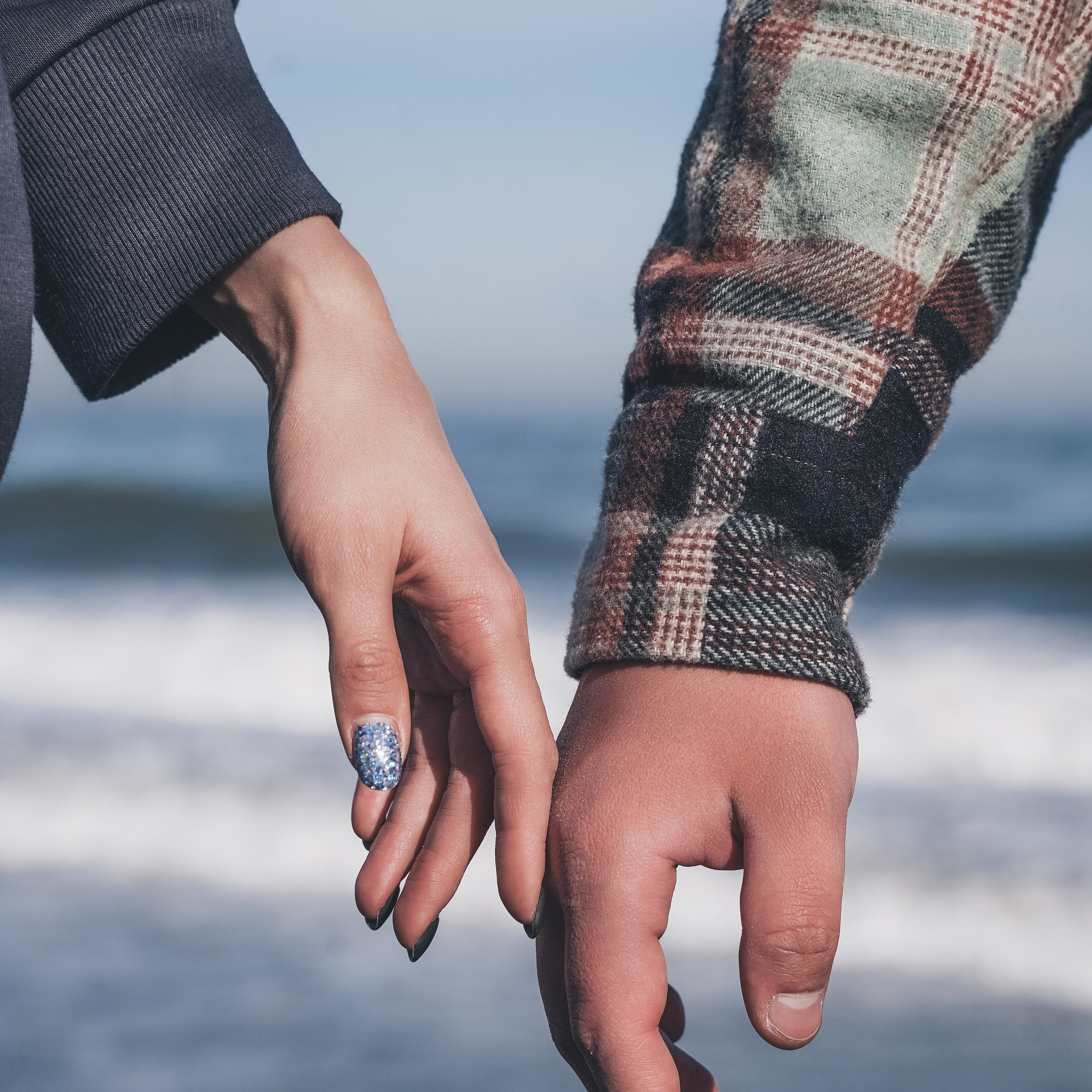 Lovestory на берегу моря.