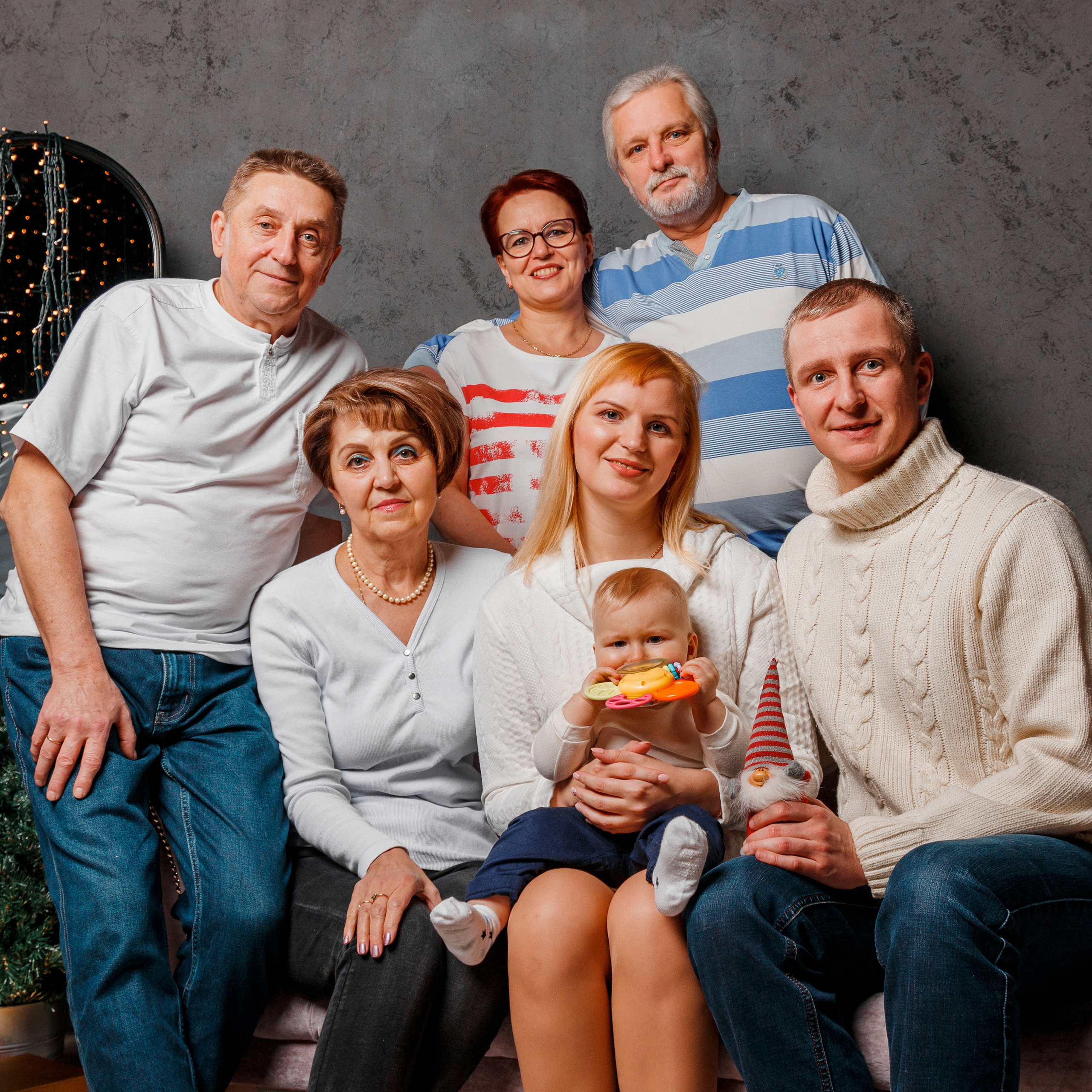 Новогодняя история большой семьи. (ст. Семейной фотографии)