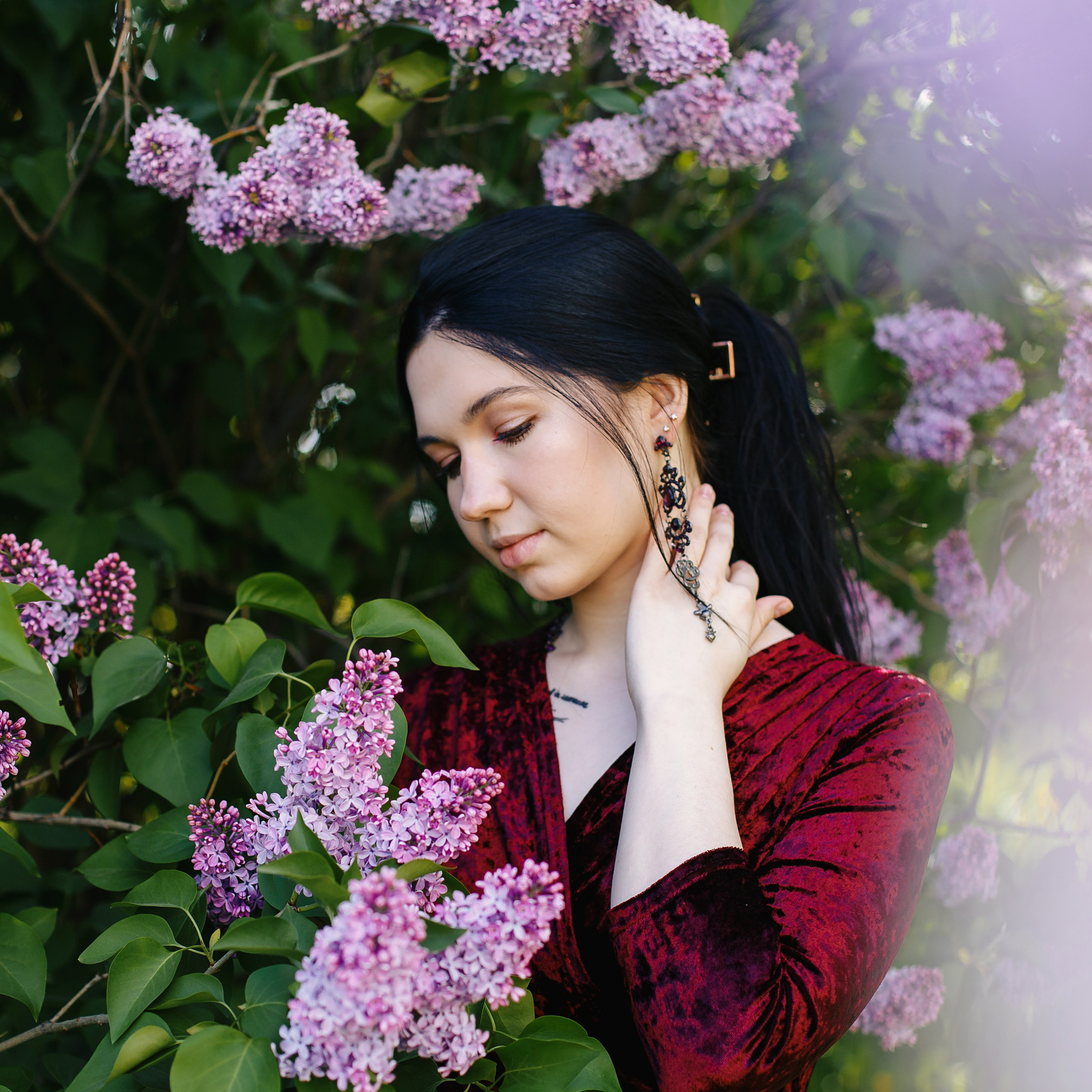 Весенняя съемка для Александры