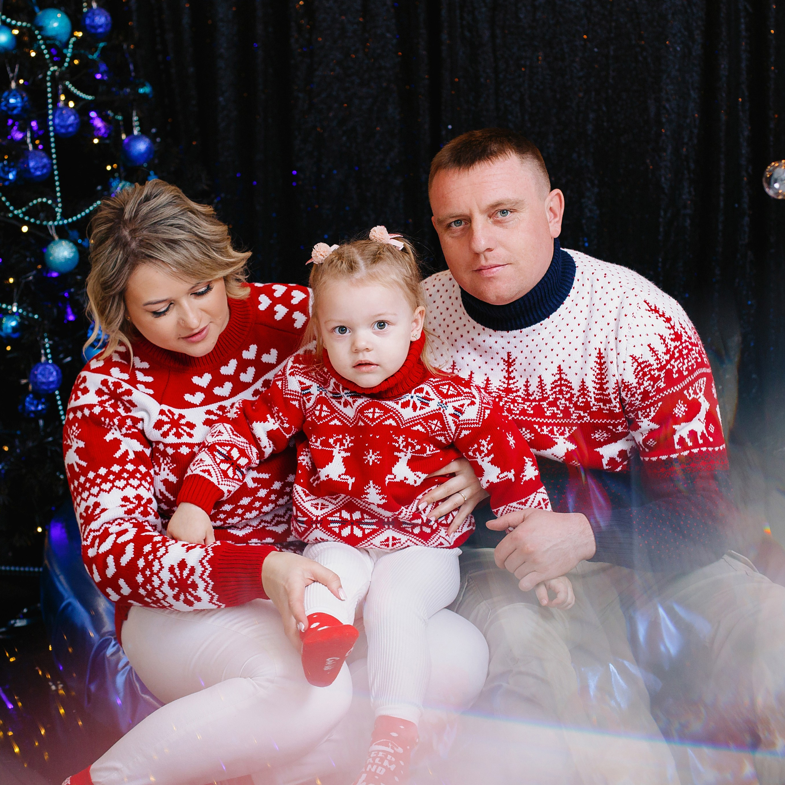 Новогодняя семейная фотосессия