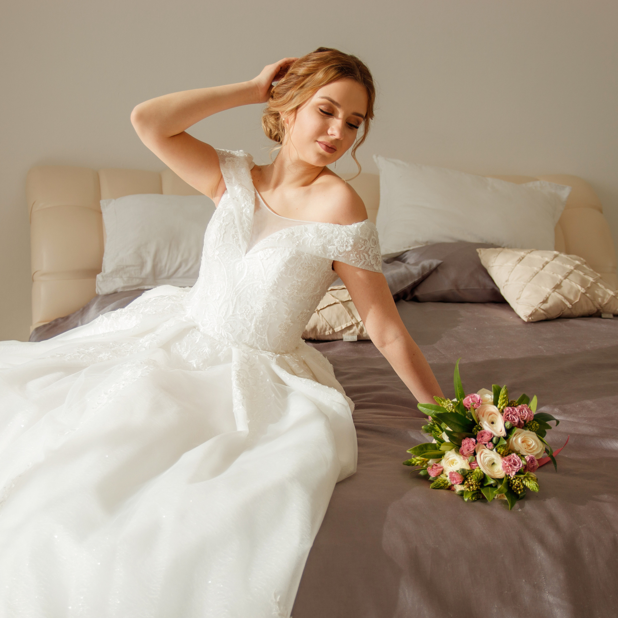 Свадебная съёмка в студии