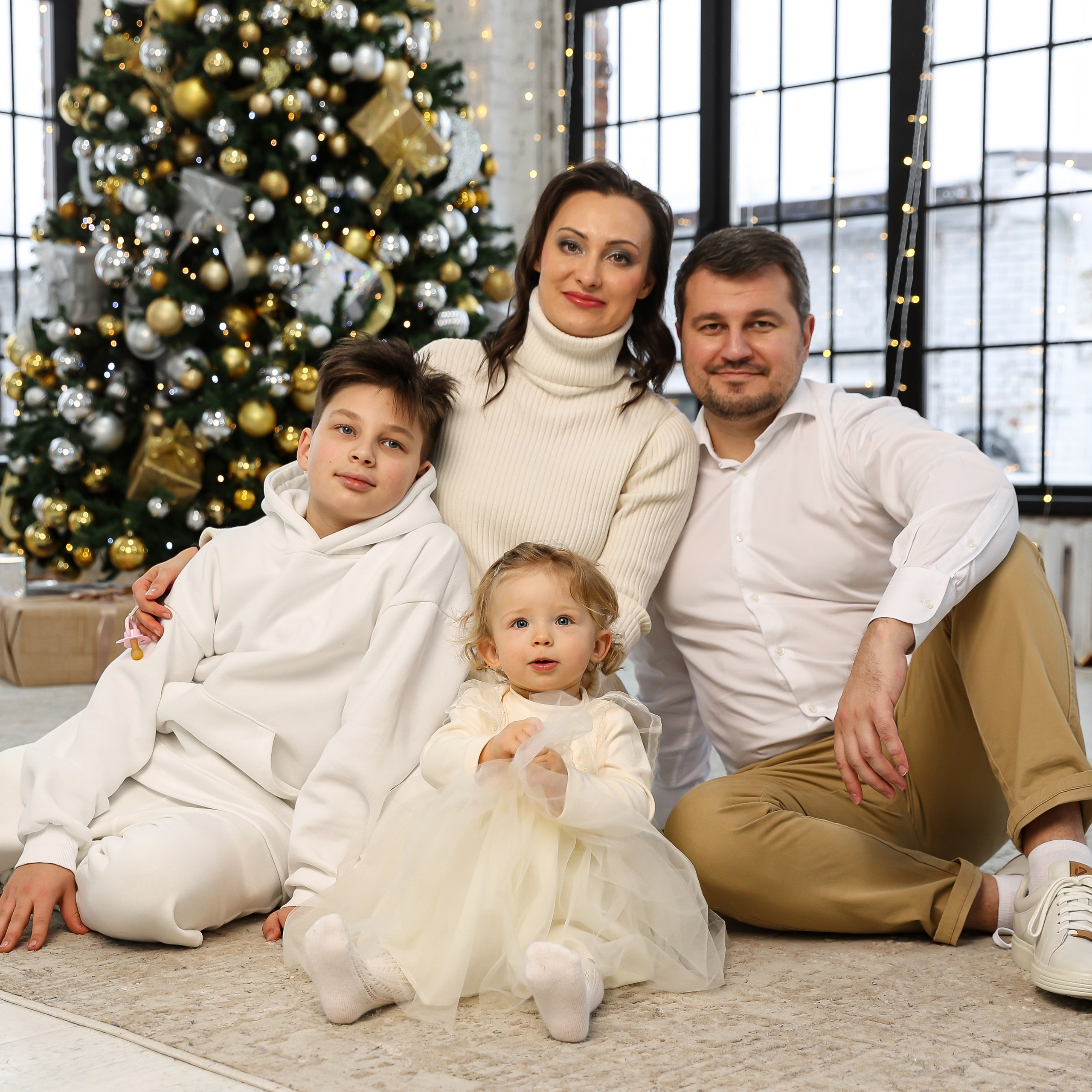 Новый год. Семейный фотограф Елизавета Лопотухина город Москва