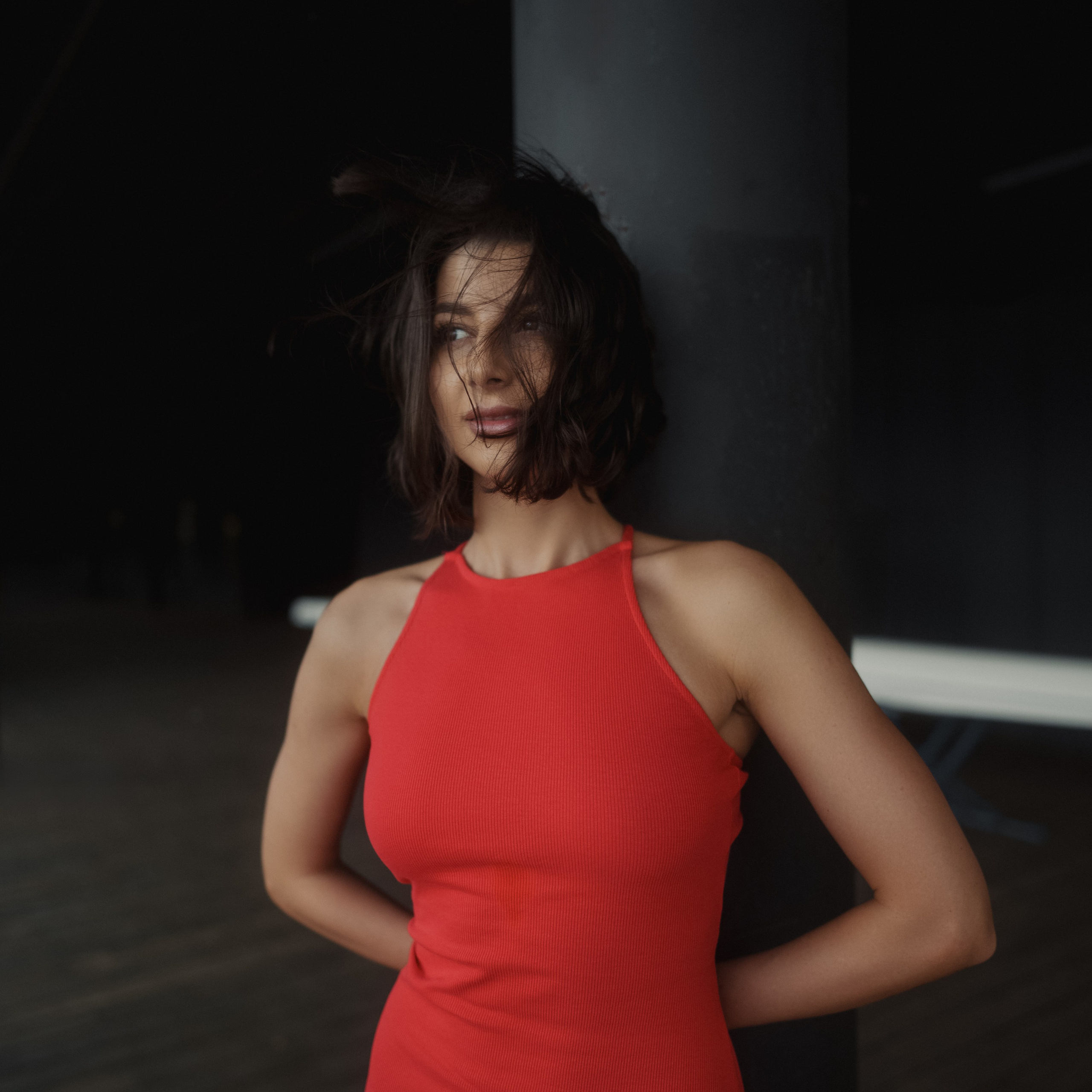 Уличная фотосессия с Яной на набережной озера Кабан