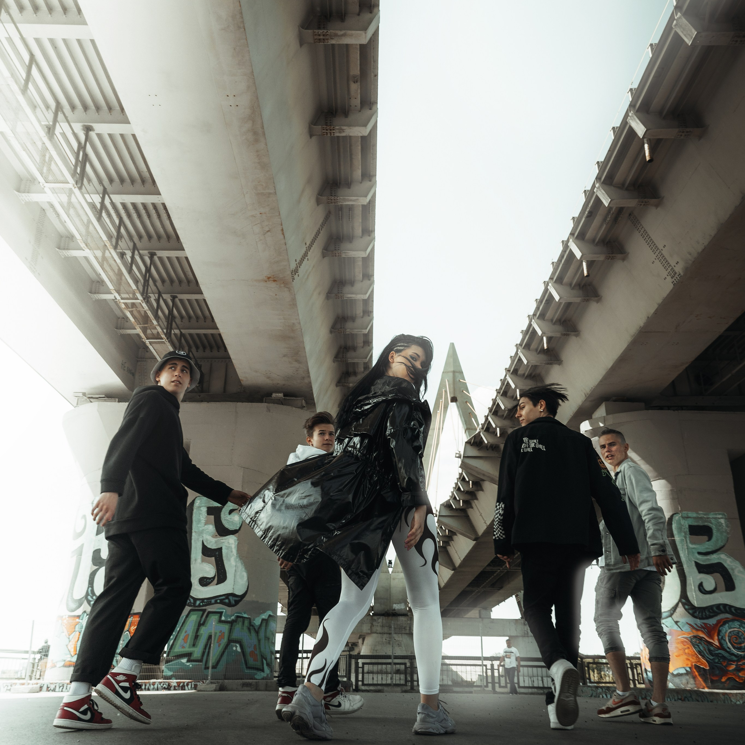 Репортажная фотосъемка для танцевальной группы F-TEAM в Урам парке