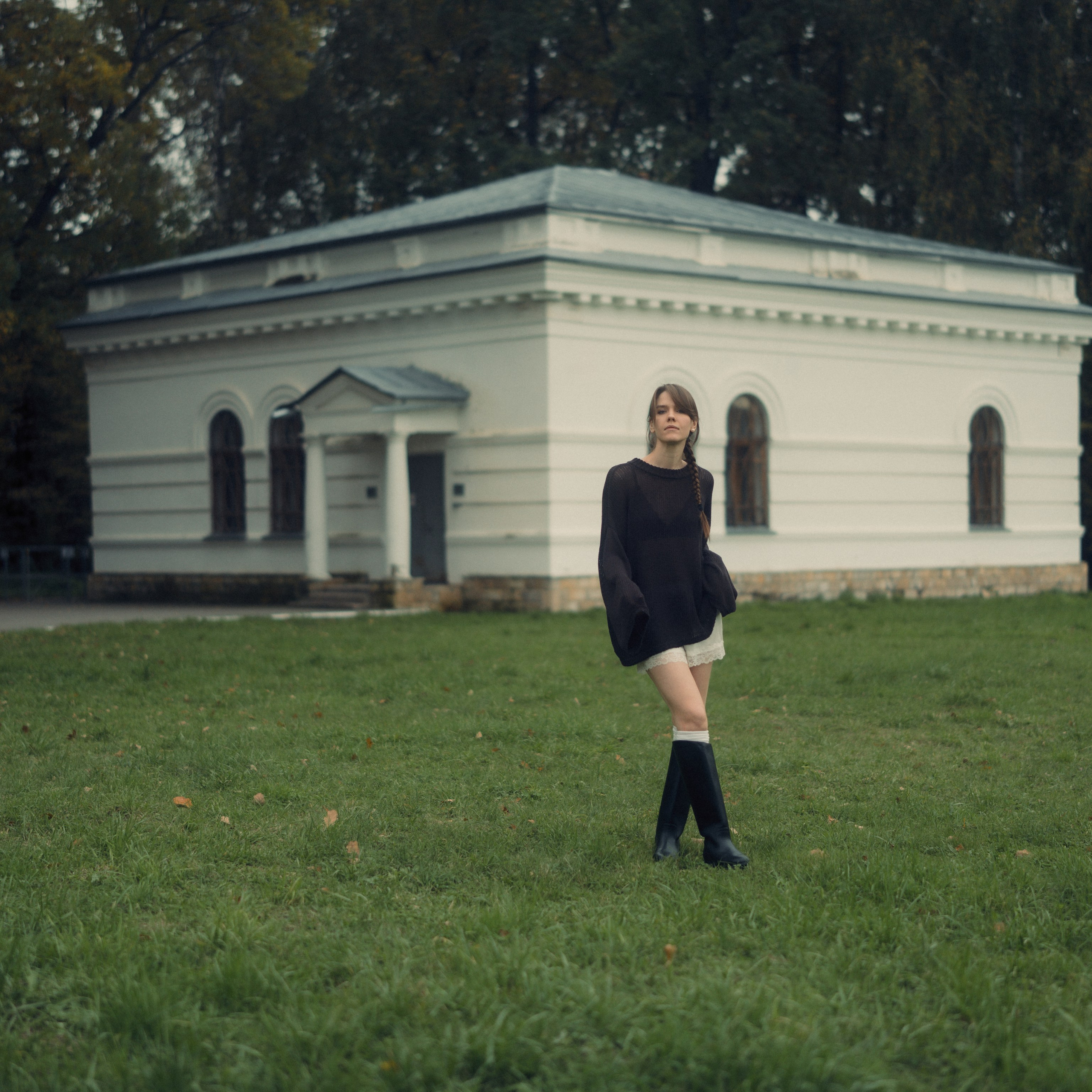 Уличная фотосъемка в&nbsp;обсерватории с&nbsp;Дашей