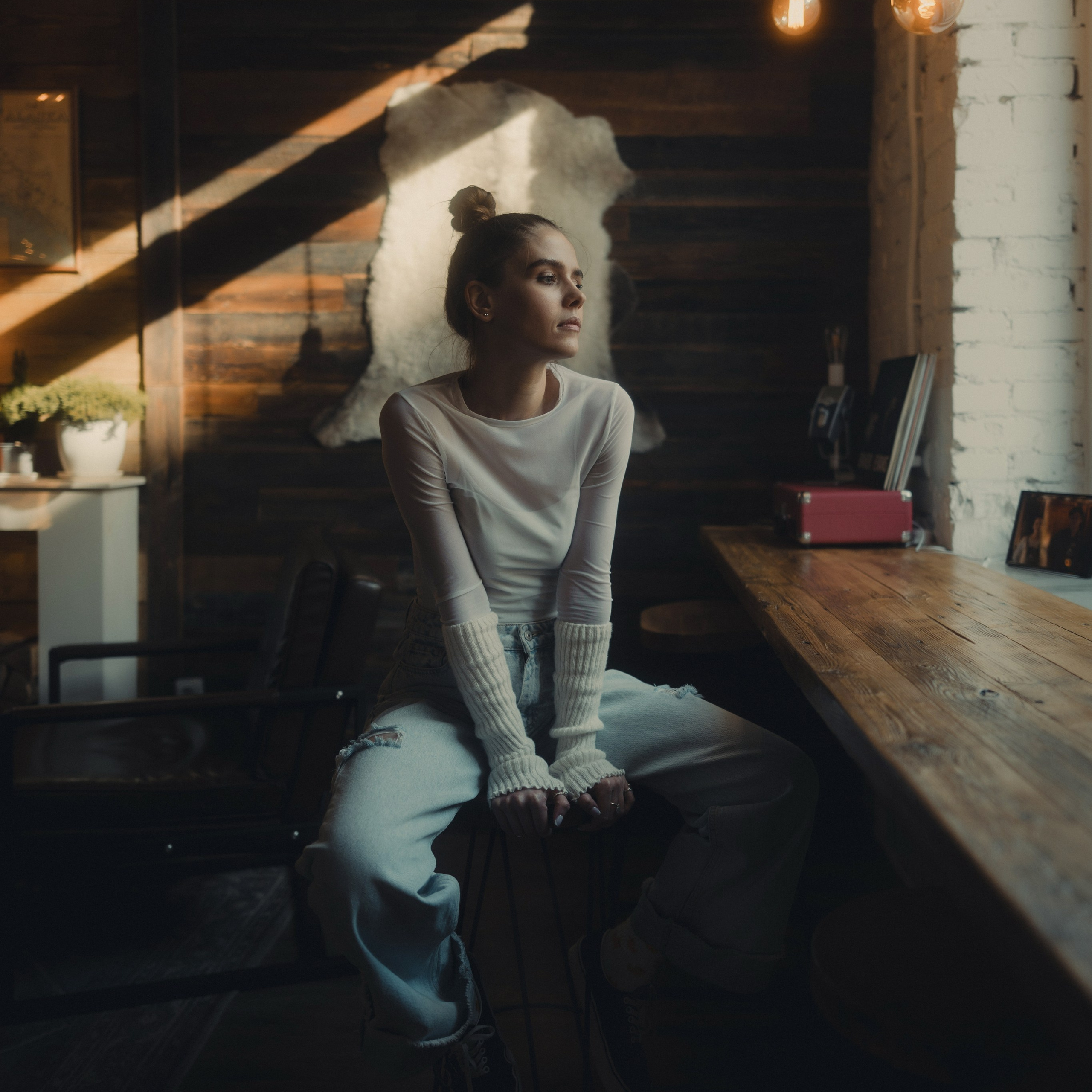 Фотосессия с Дарьей в кофейне Джефри в Казани