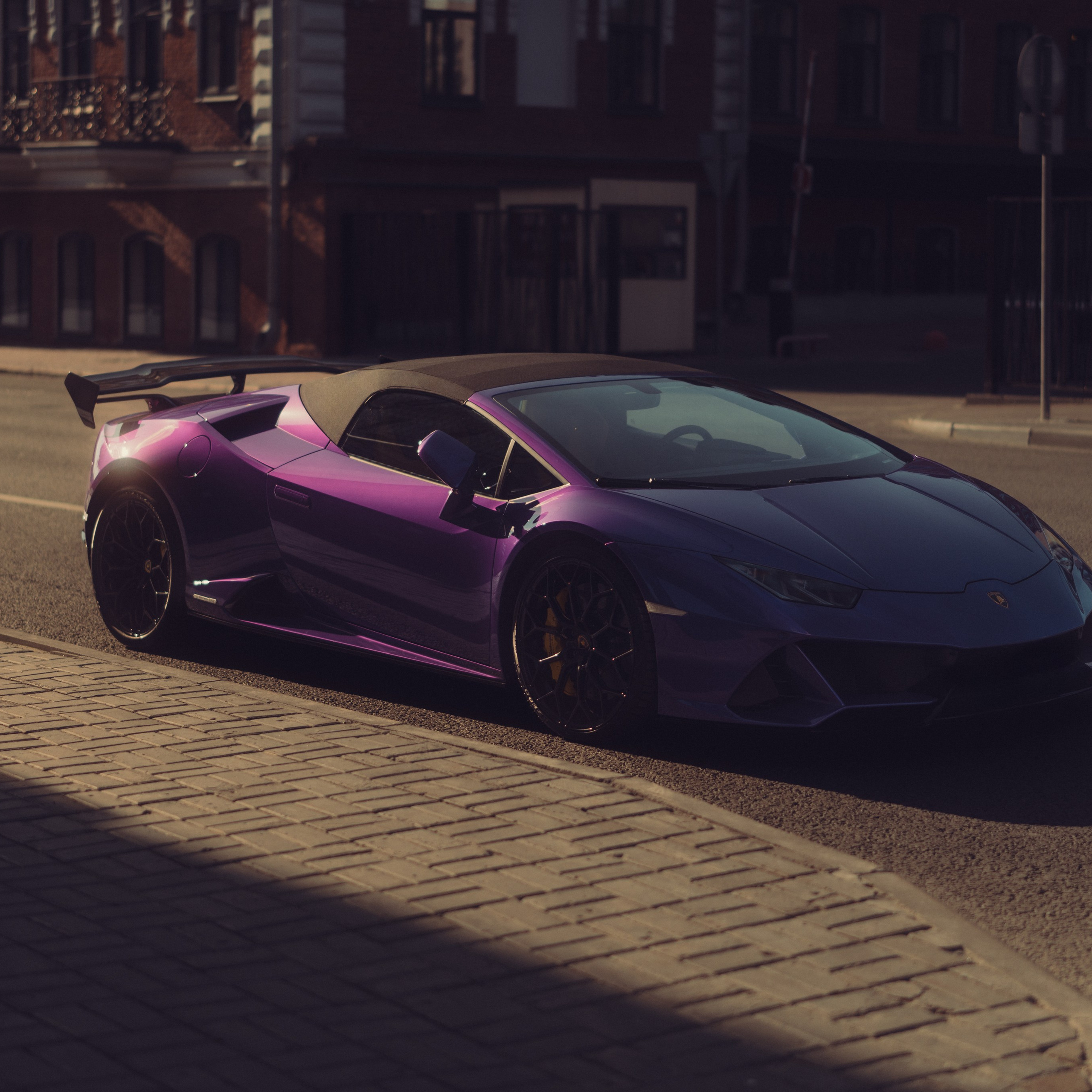 Автомобильная фотосъемка Lamborghini Huracán EVO Spyder