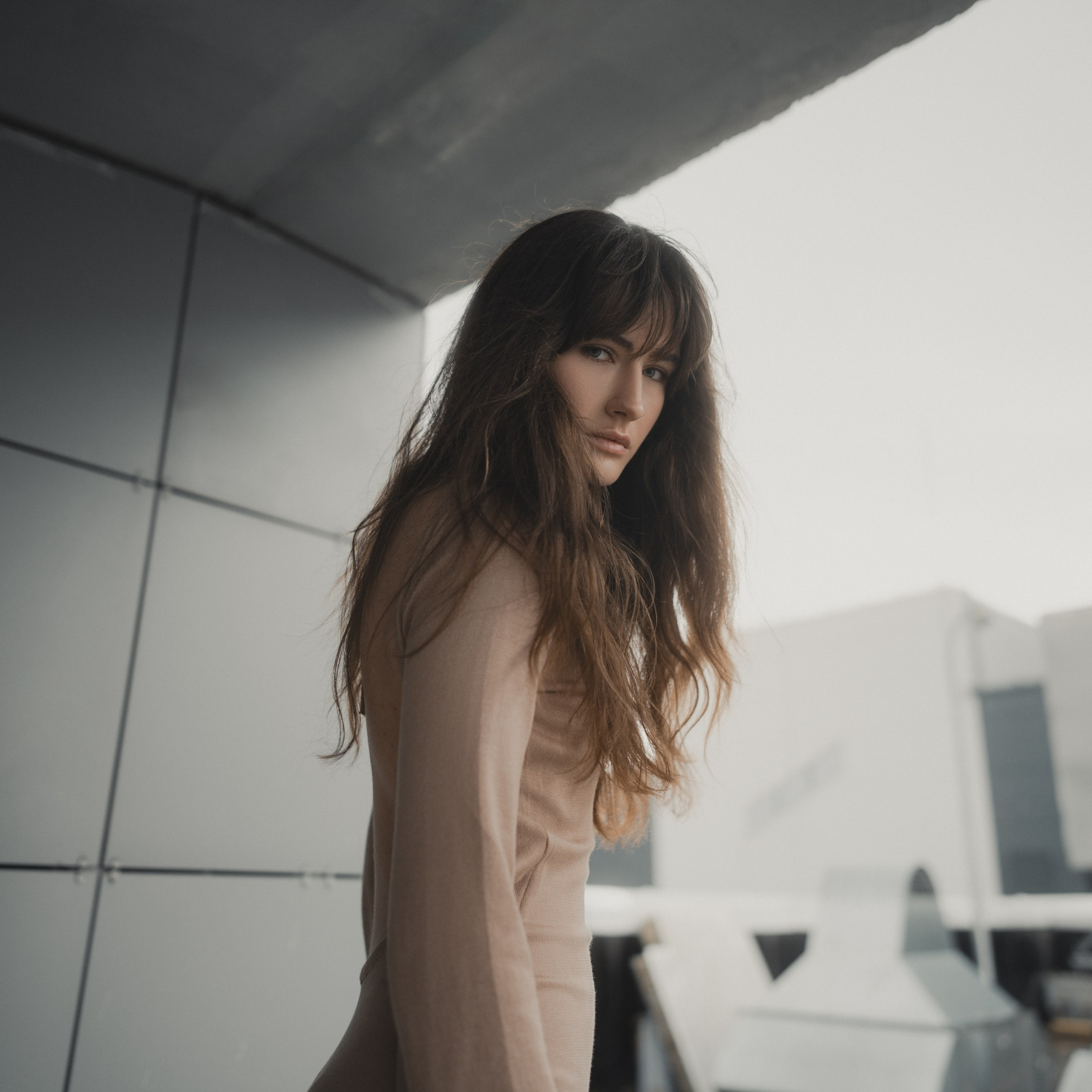 Фотосессия с Настей на крыше паковки Казан Молла