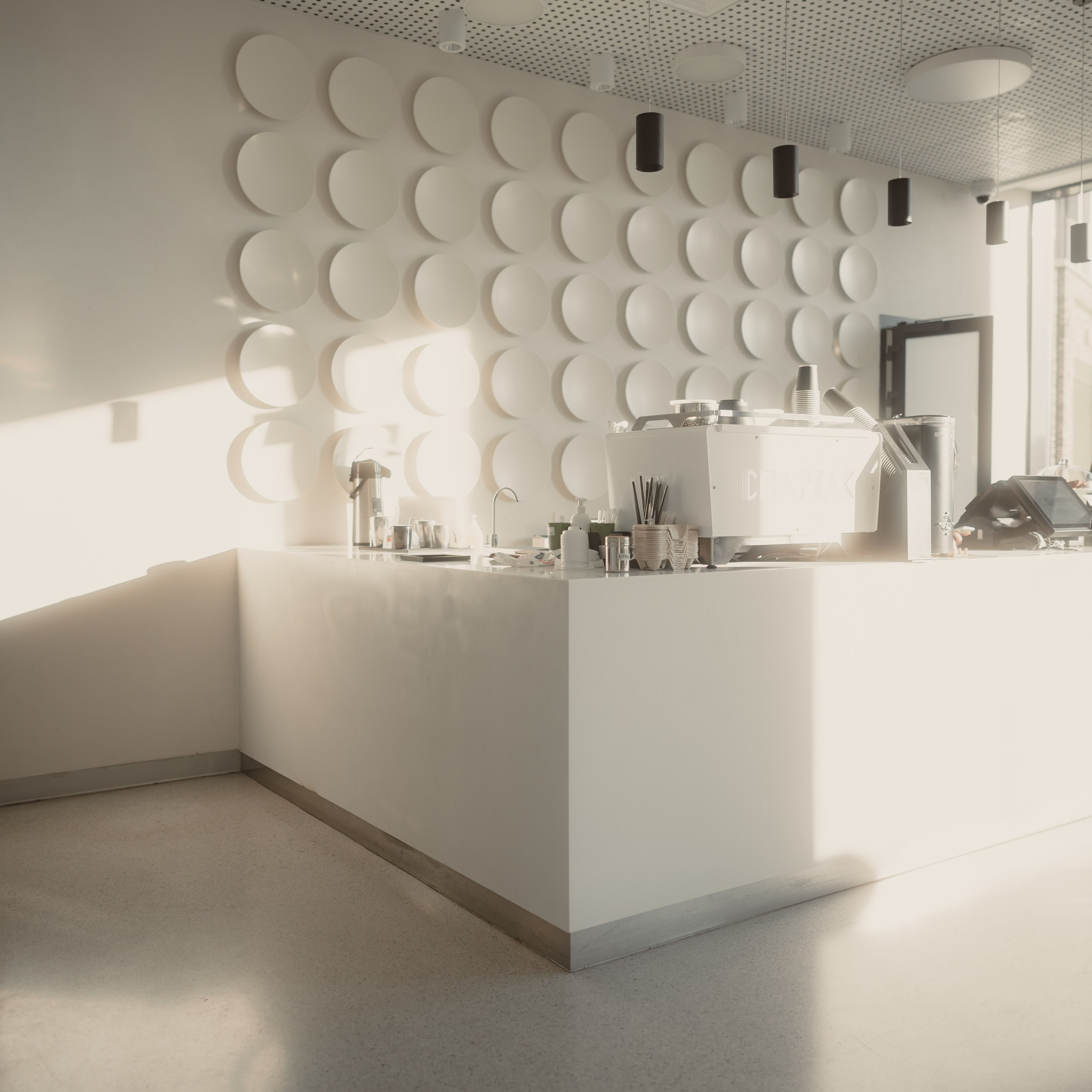 Интерьерная фотосъемка для кофейни SPARTAK COFFEE