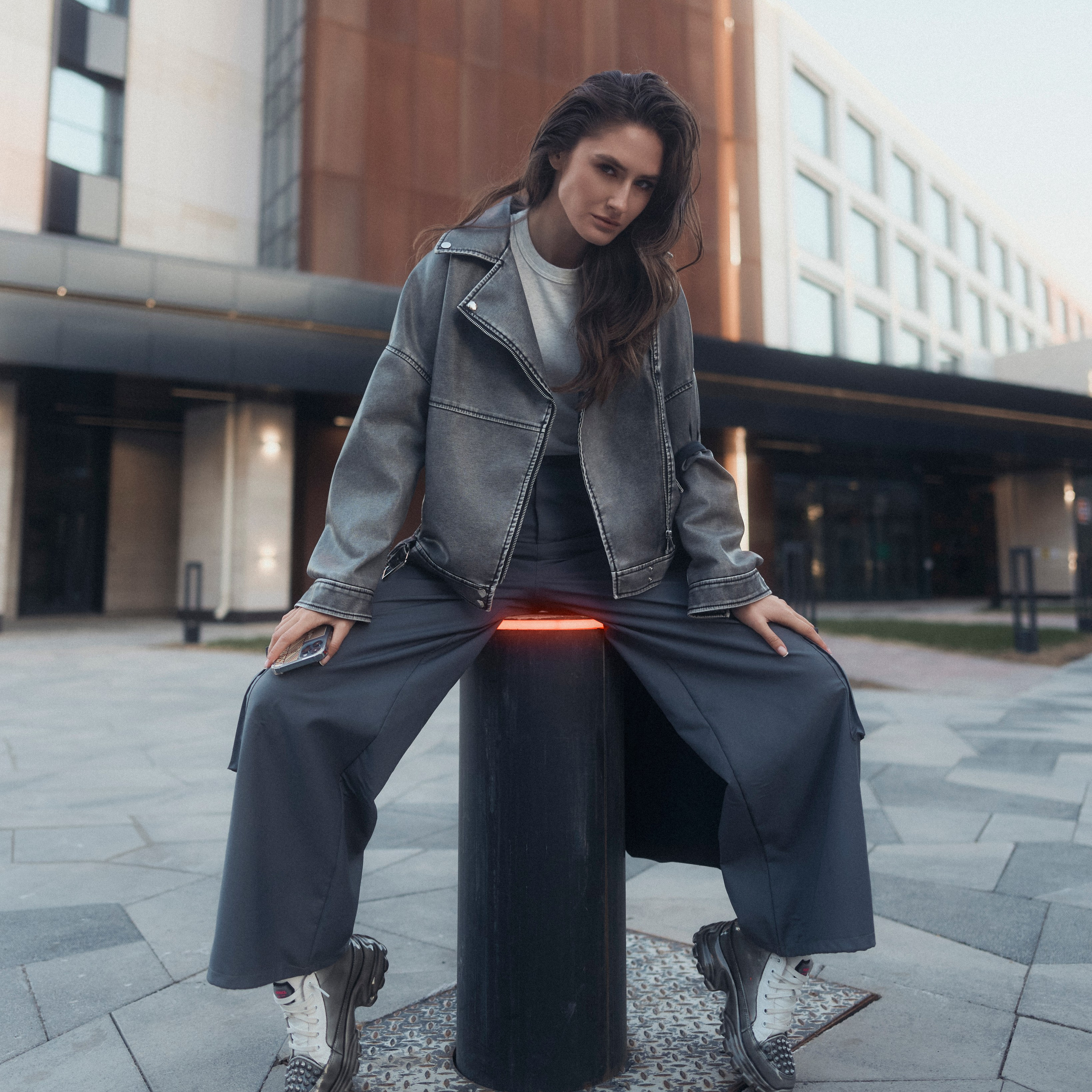 Уличная фотосессия с Настей около нового it парка в Казани