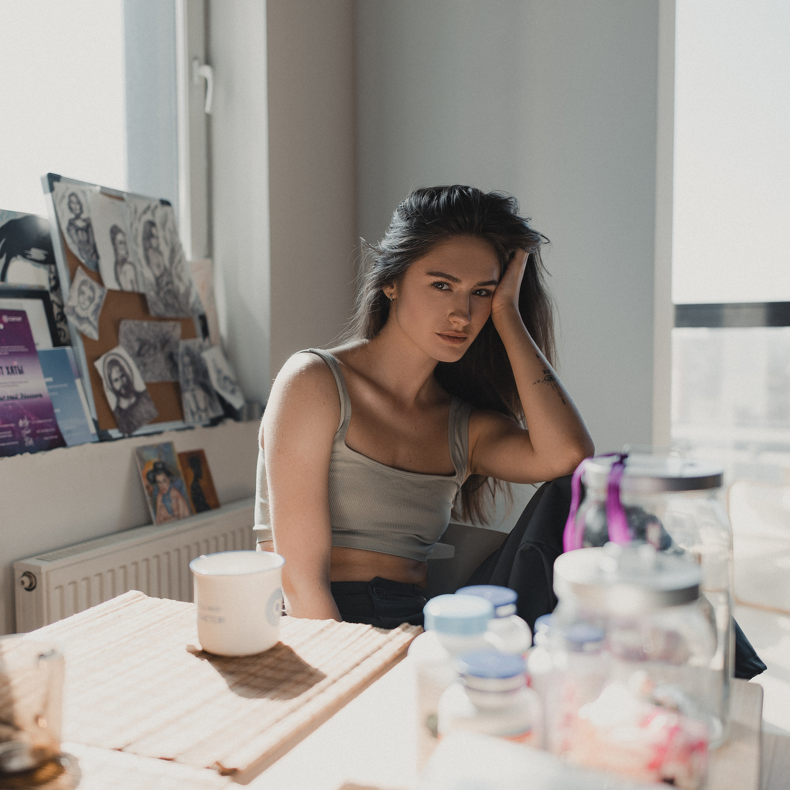 Домашняя фотосессия у Насти в Казани