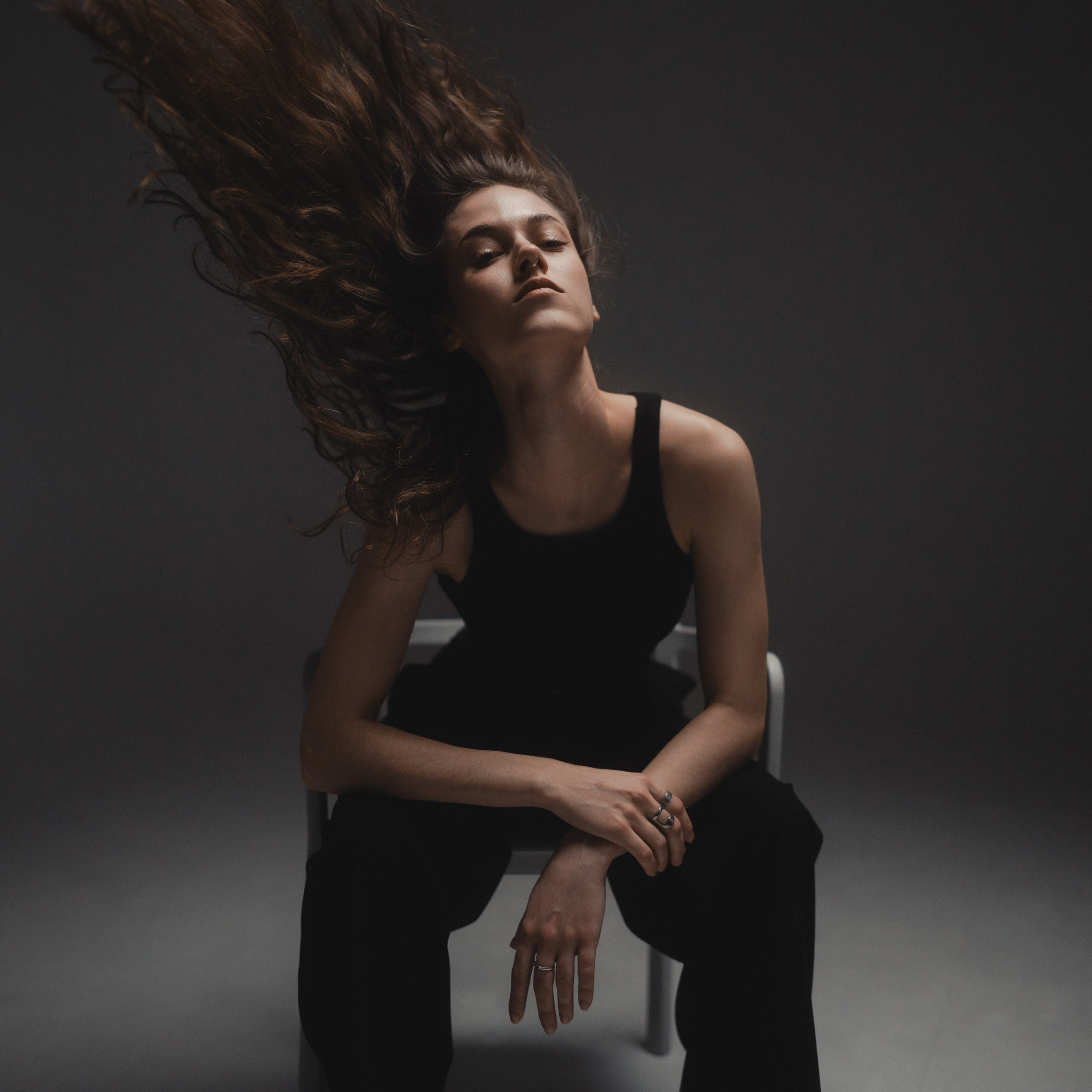 Студийная фотосессия с Таней на циклораме