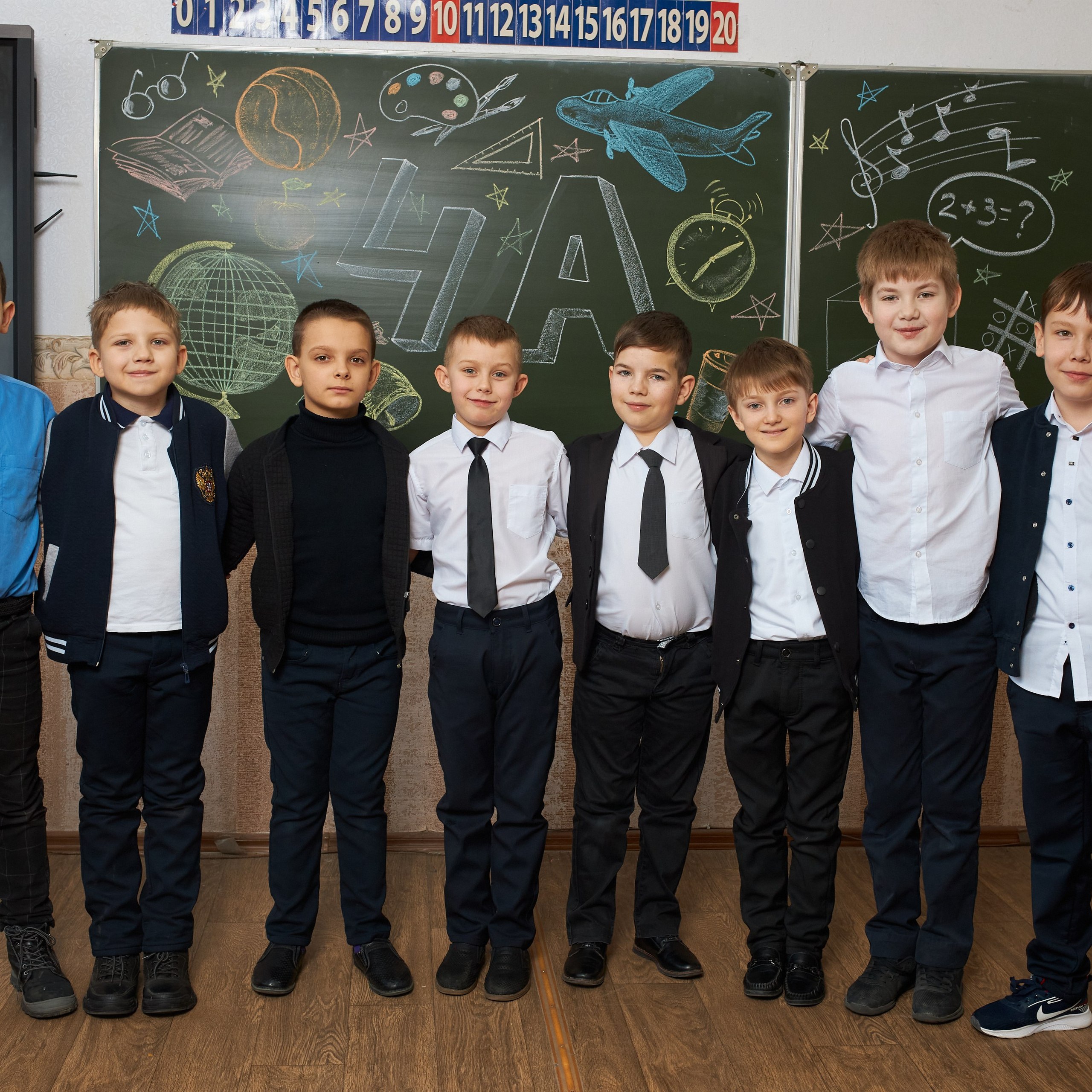 Съёмки в школе