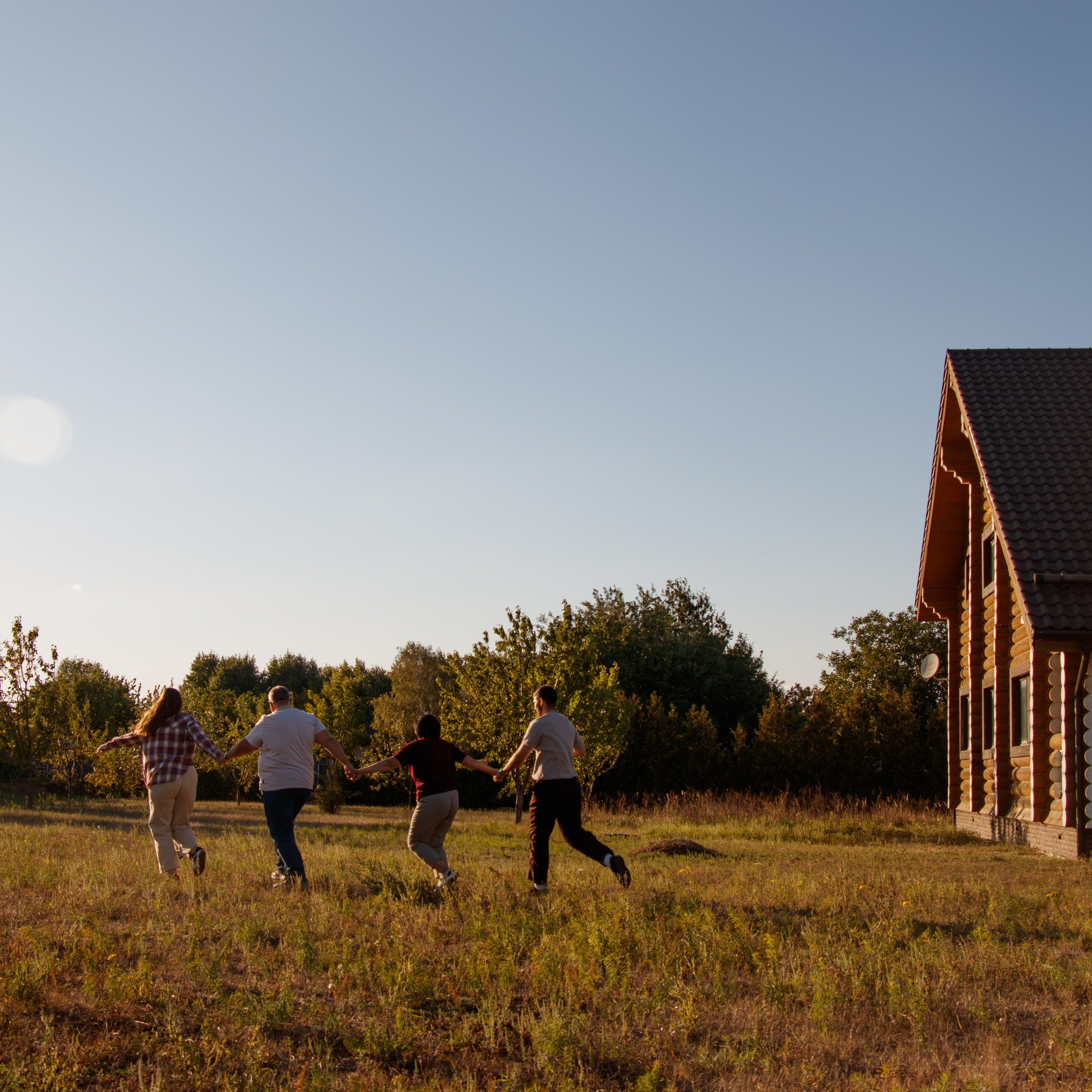 Семейная фотосессия на&nbsp;даче