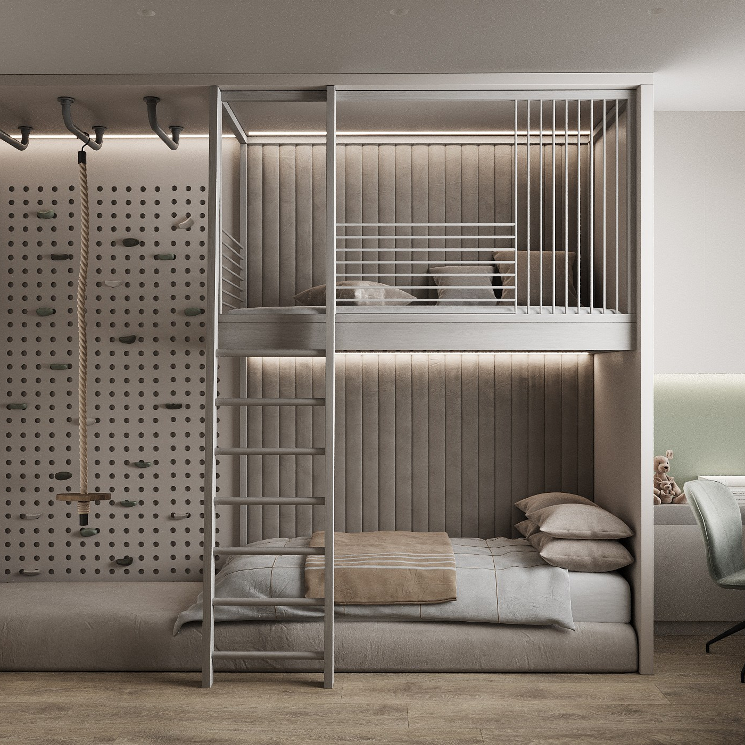 КВАРТИРА UNO 92,9 м². 3D визуализатор интерьера Елена Петрук