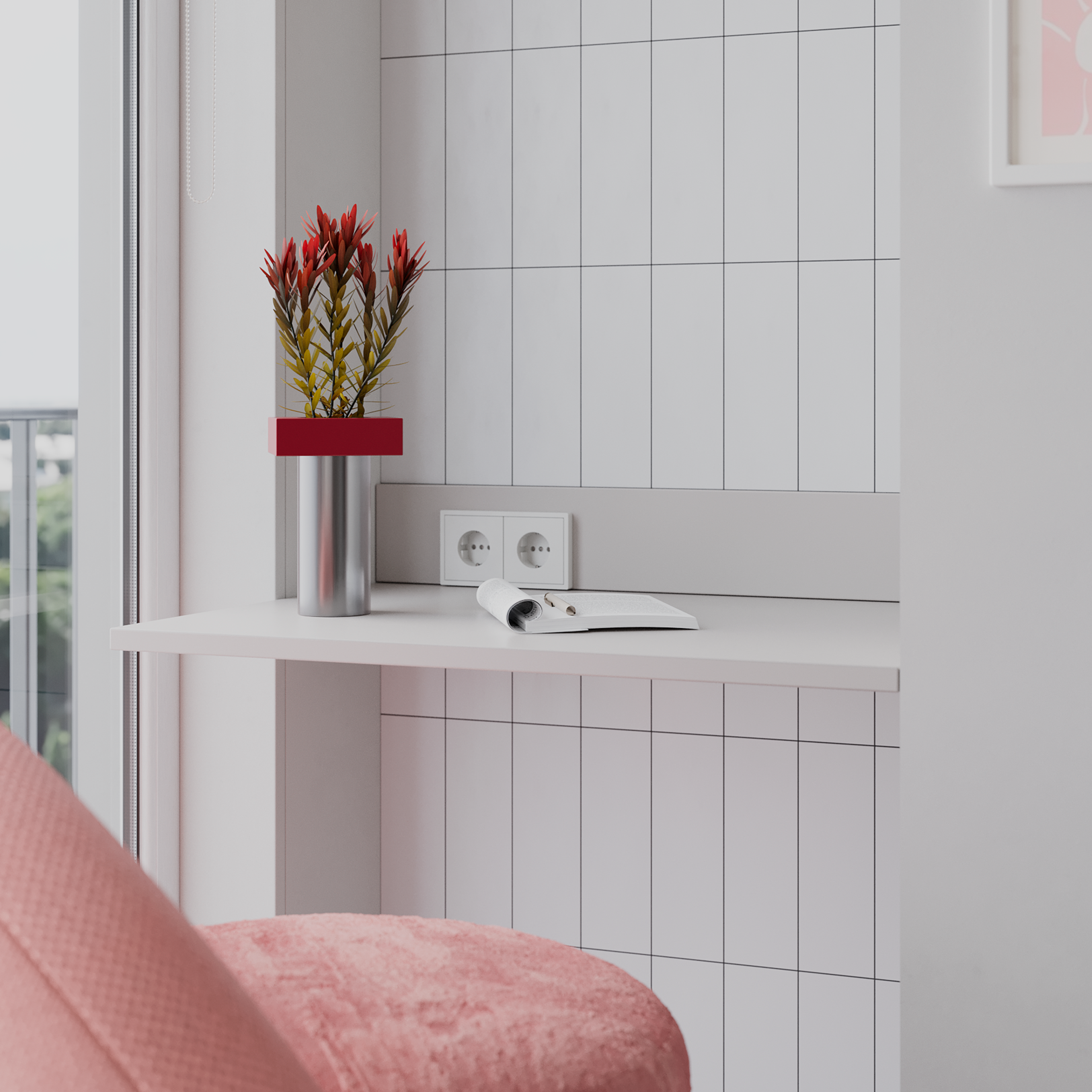 Pink Apartment