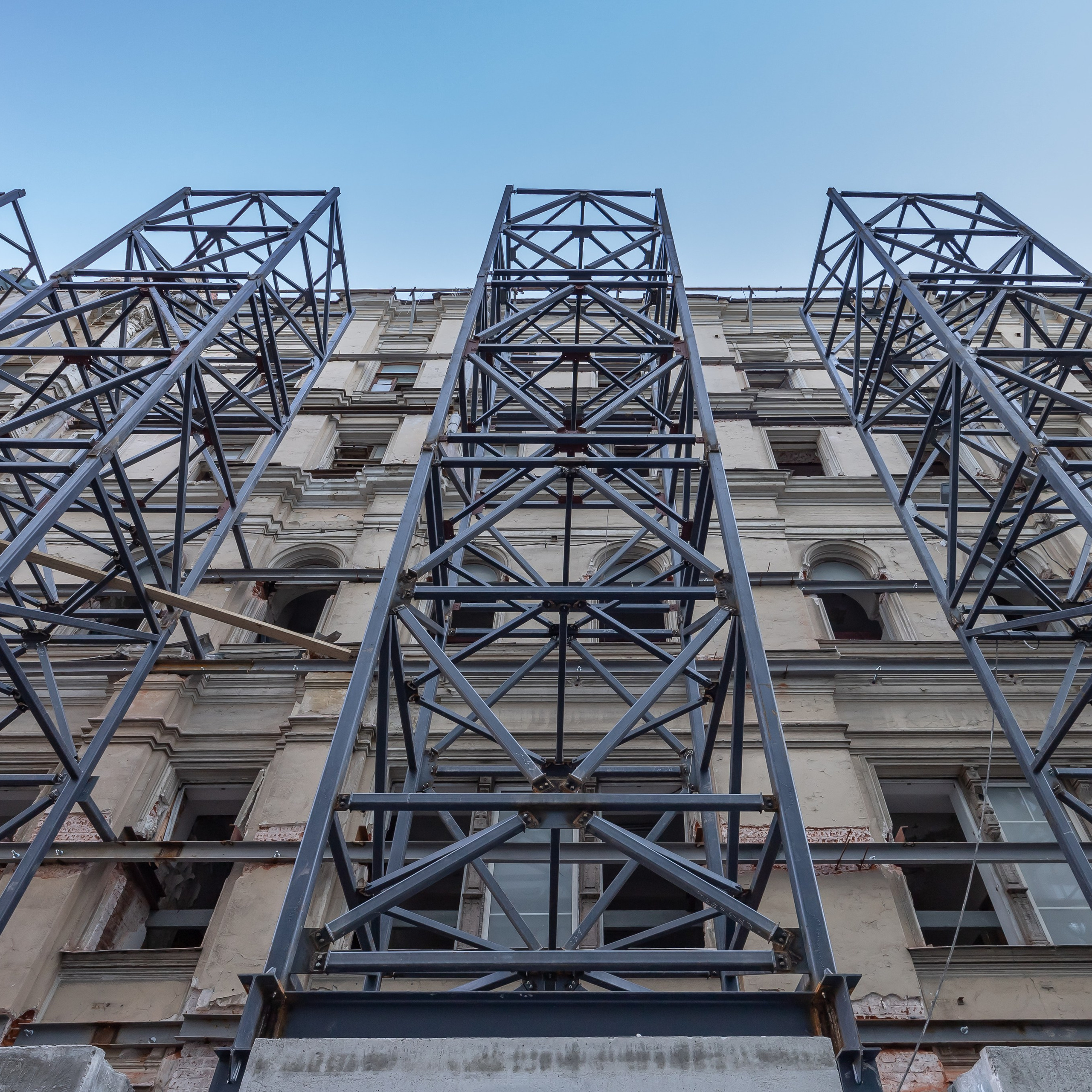 Съемка для строительной компании в Богоявленском переулке.