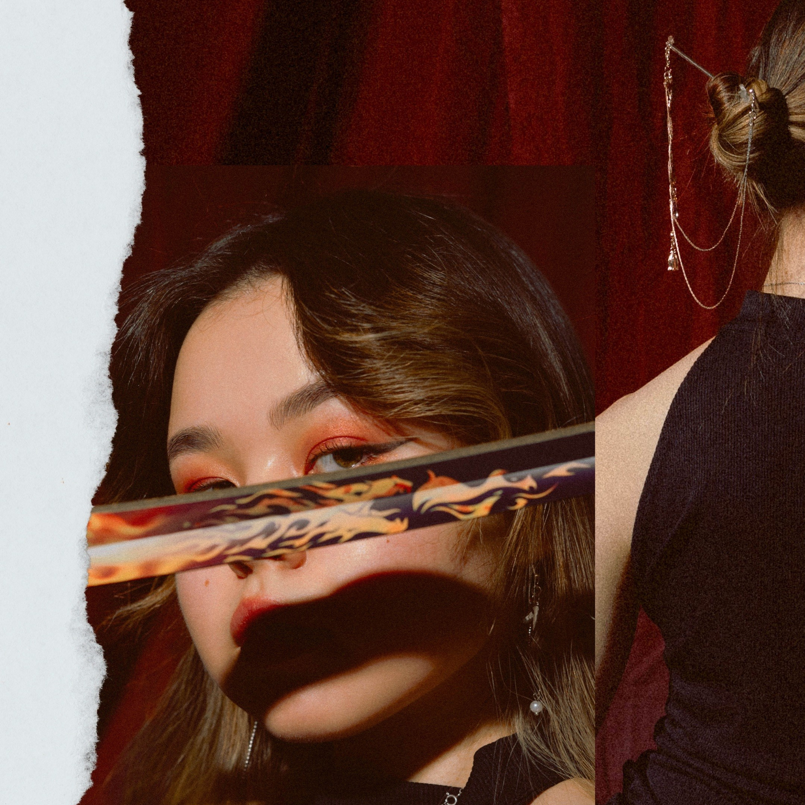 asian style photoshoot in studio for girl