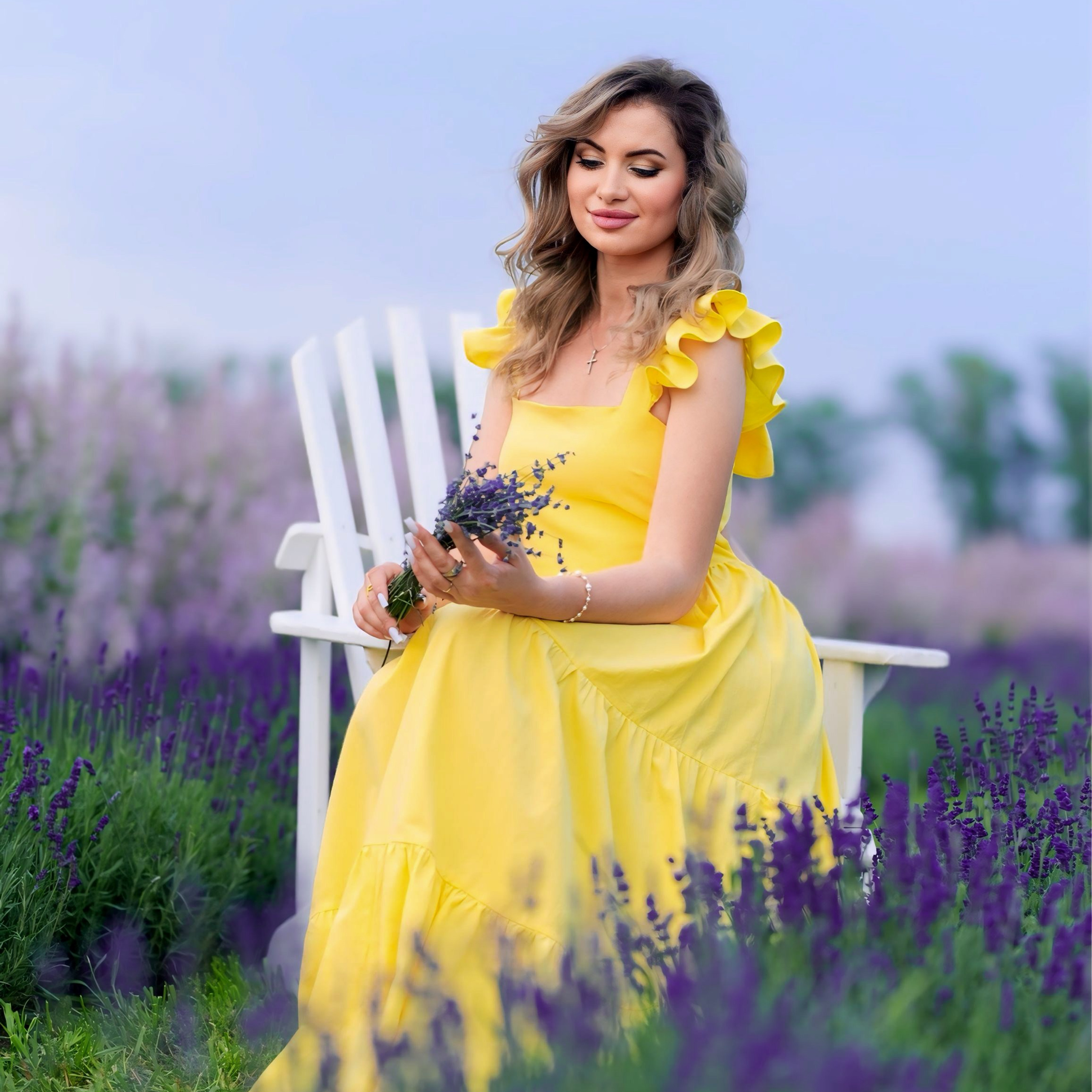 Семейная фотосессия в лаванде