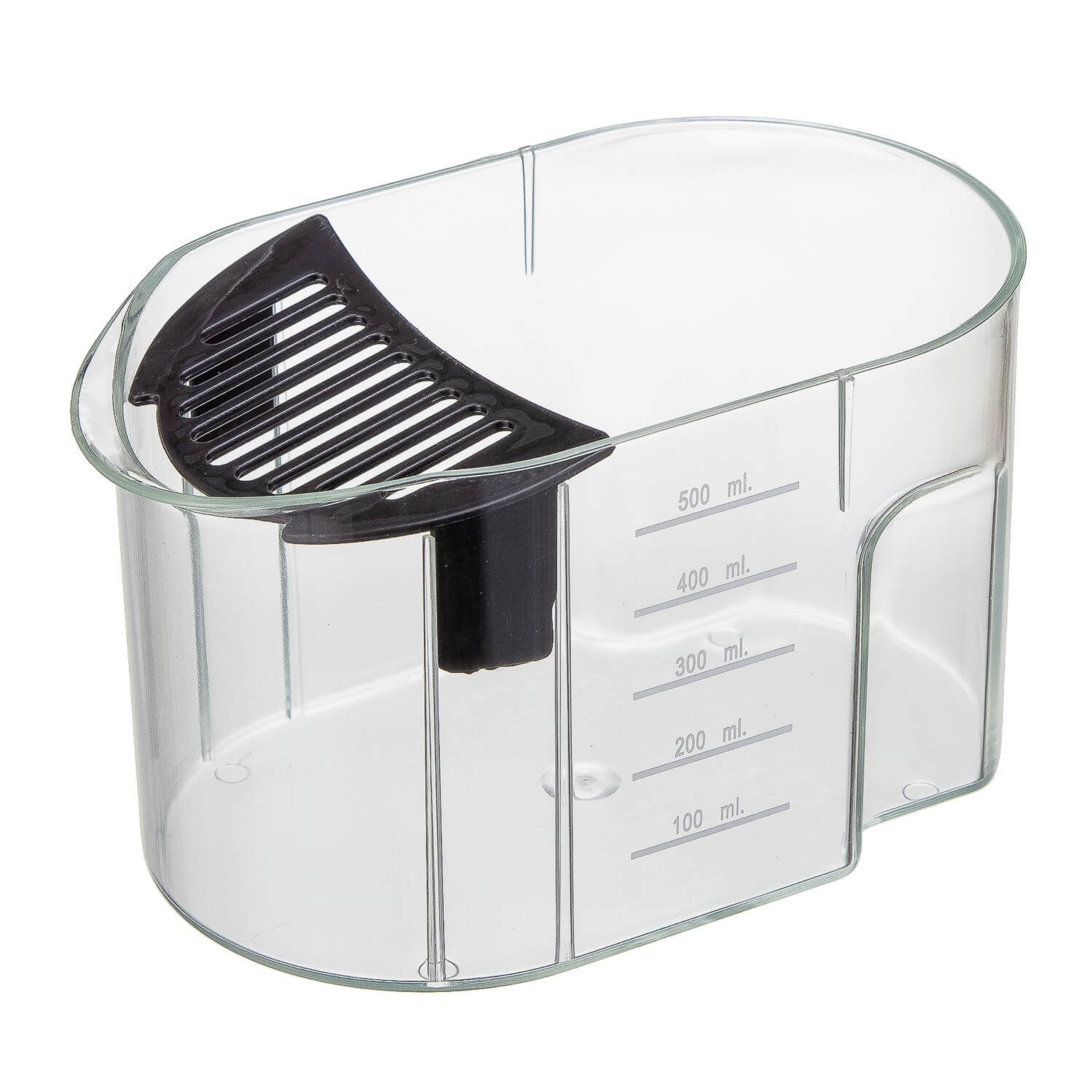 Емкость соковыжималки на белом фоне