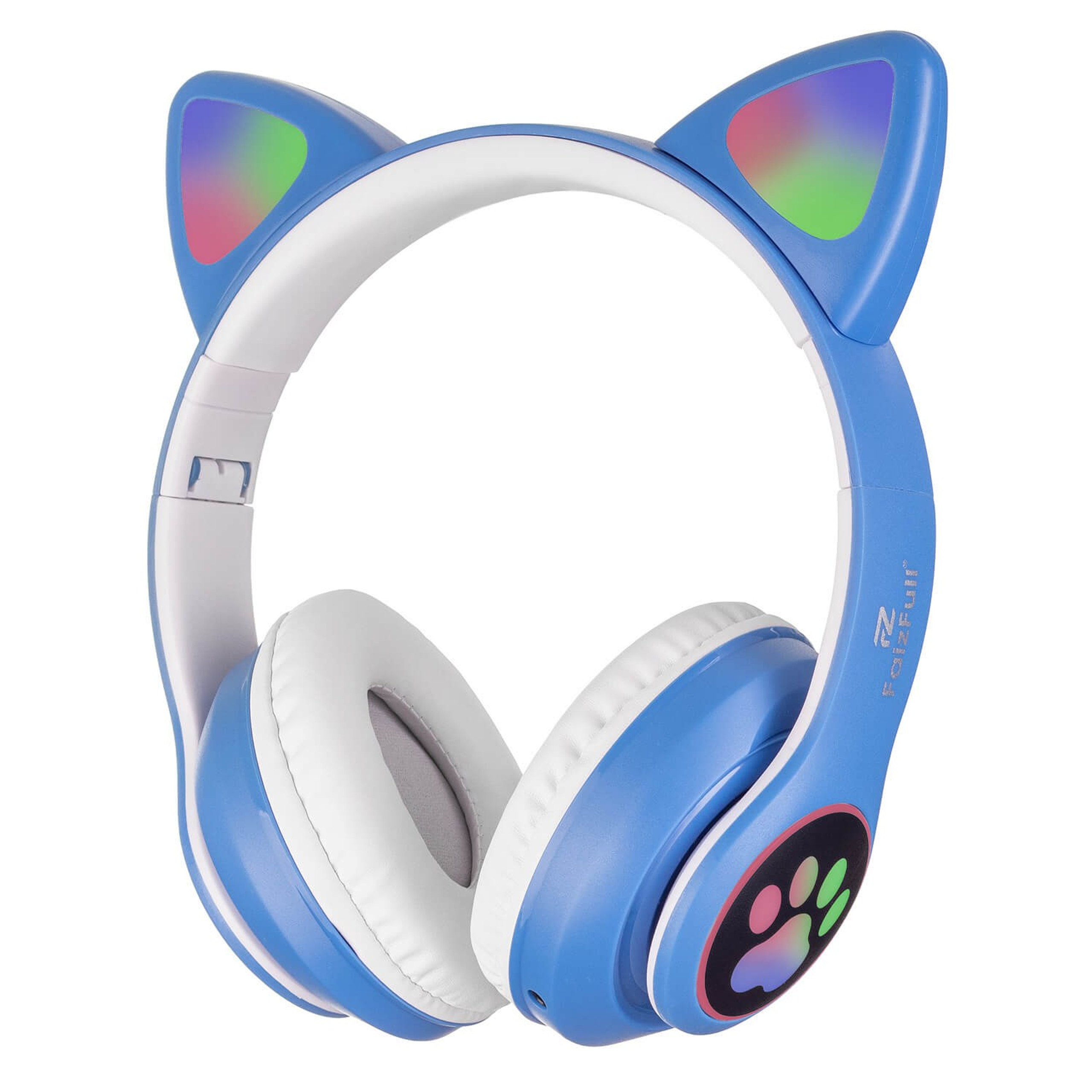 Наушники с ушками на белом фоне